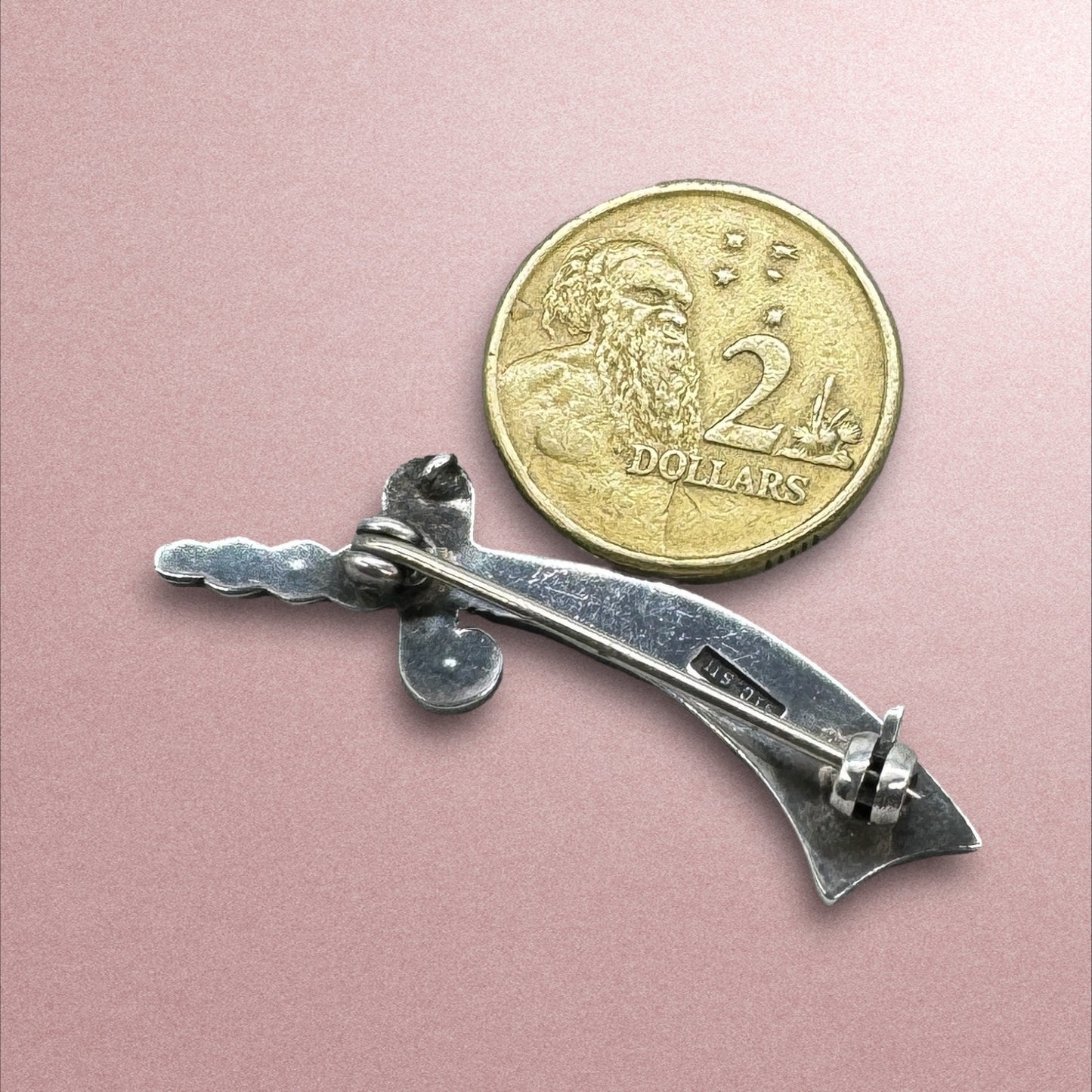 Sterling Silver Sword Brooch