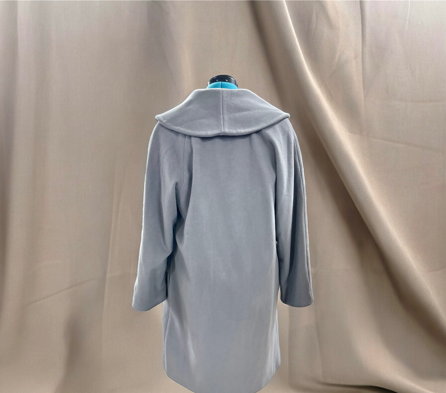 Perri Cutten Grey wool Cashmere Coat