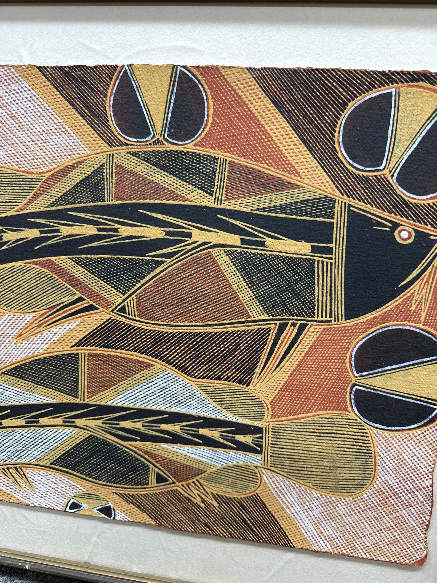 Brendon Dirdi (1984- )Aboriginal Painitng, 50cm*43cm