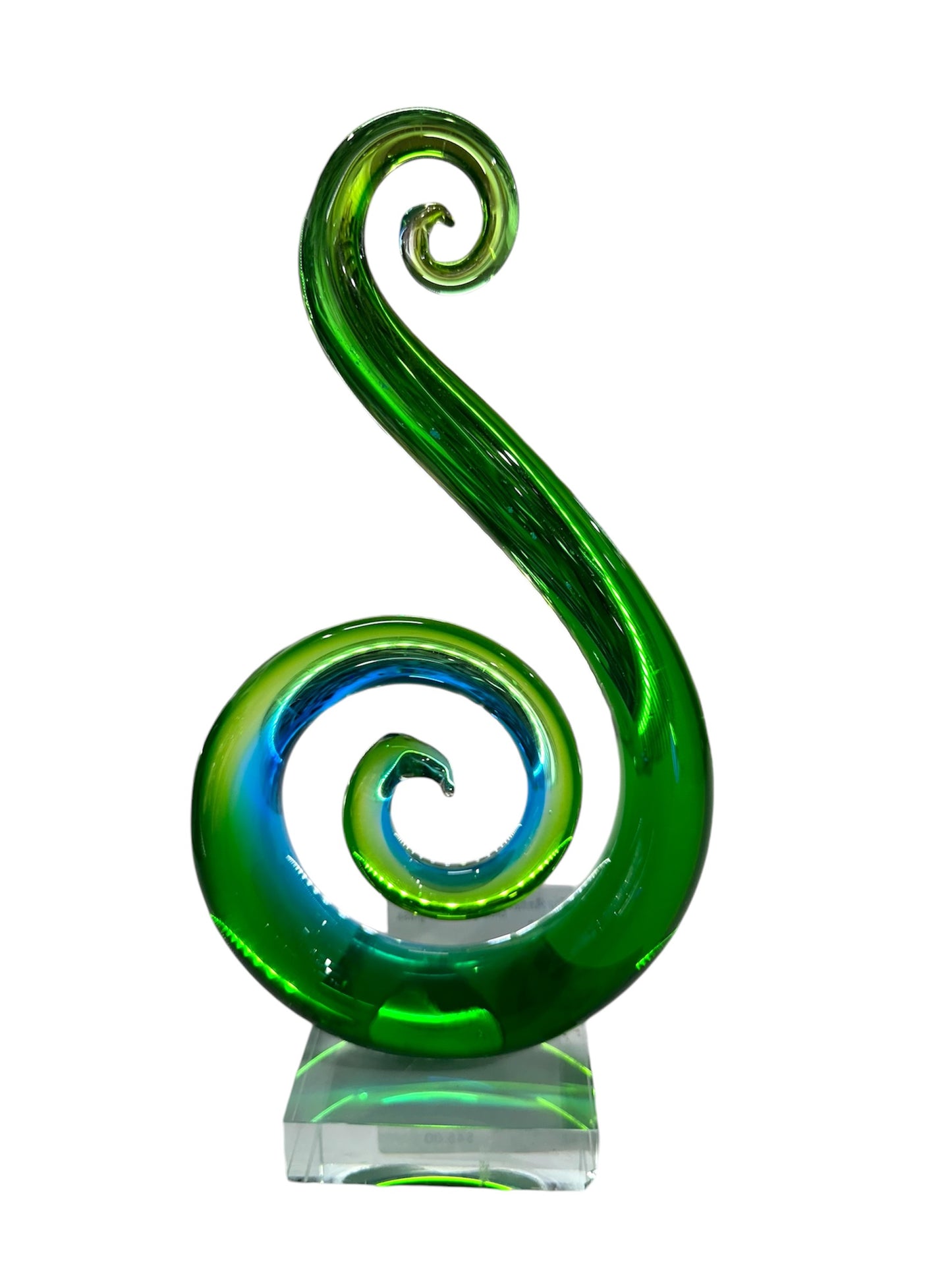 Blue/ Green Art Glass