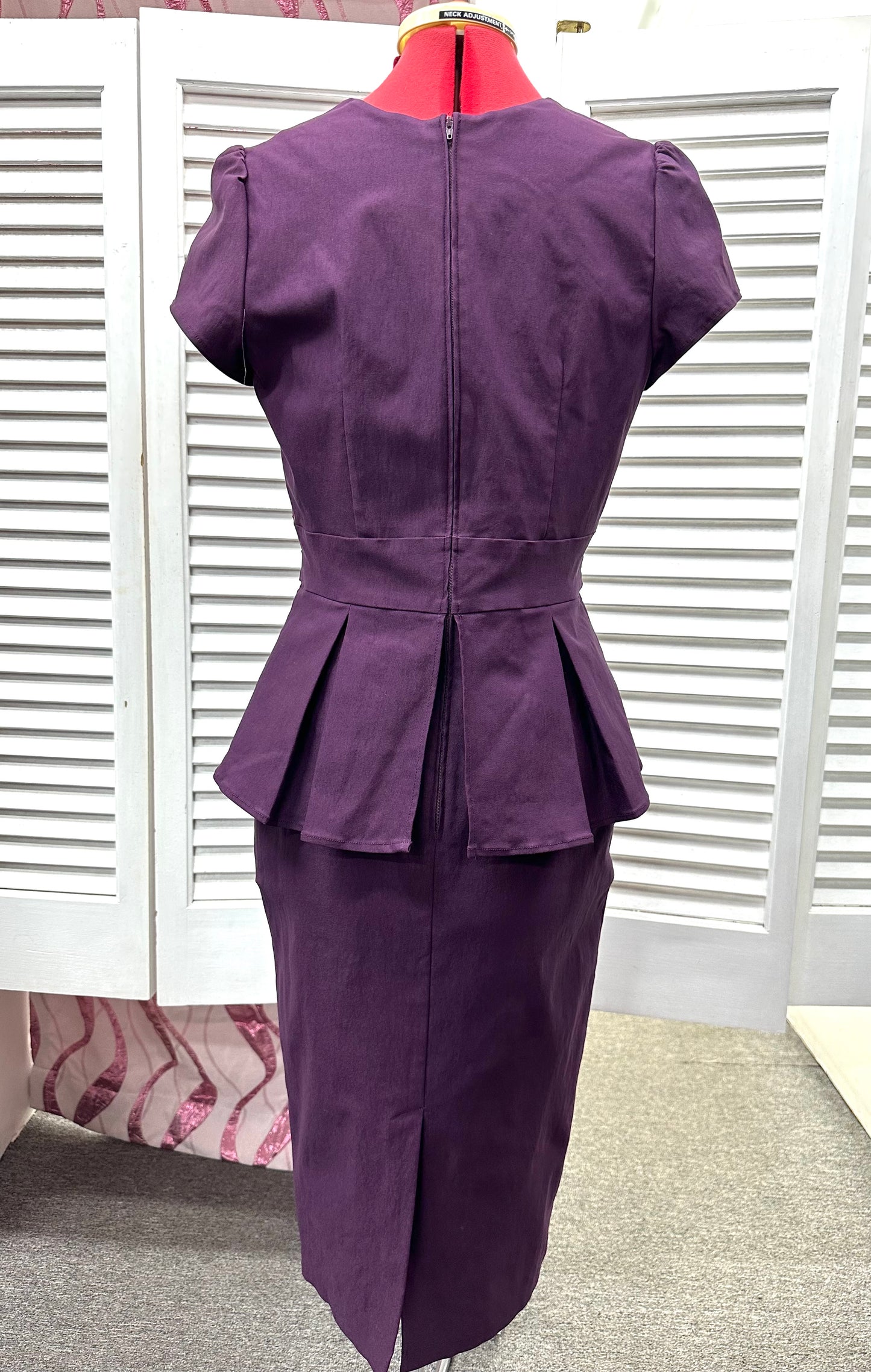 Plum Stanny Pin Up Dress with Tags