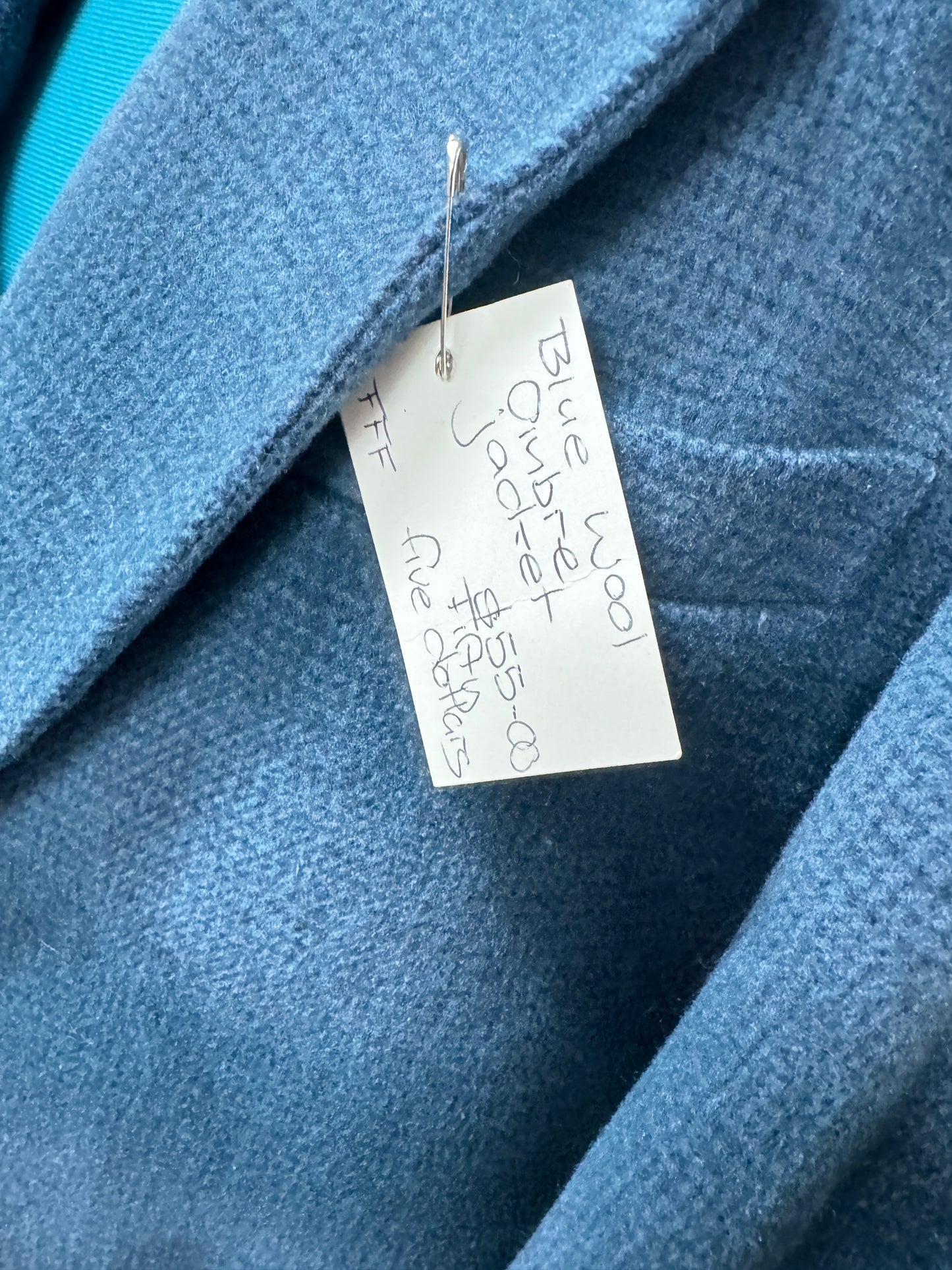 Blue Wool Jacket