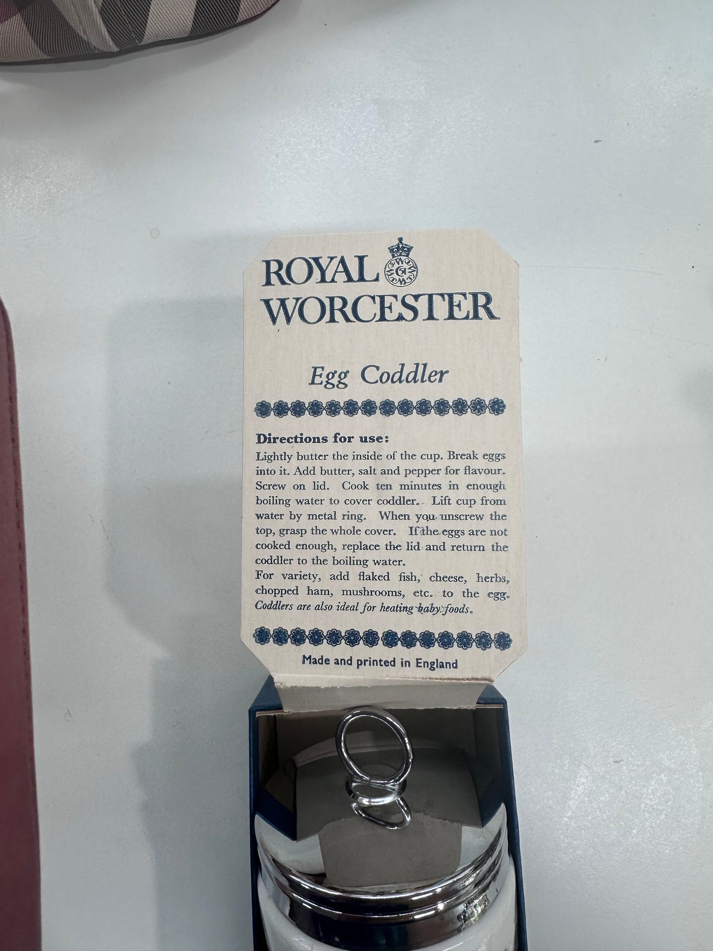 Royal Worcester Egg Coddler
