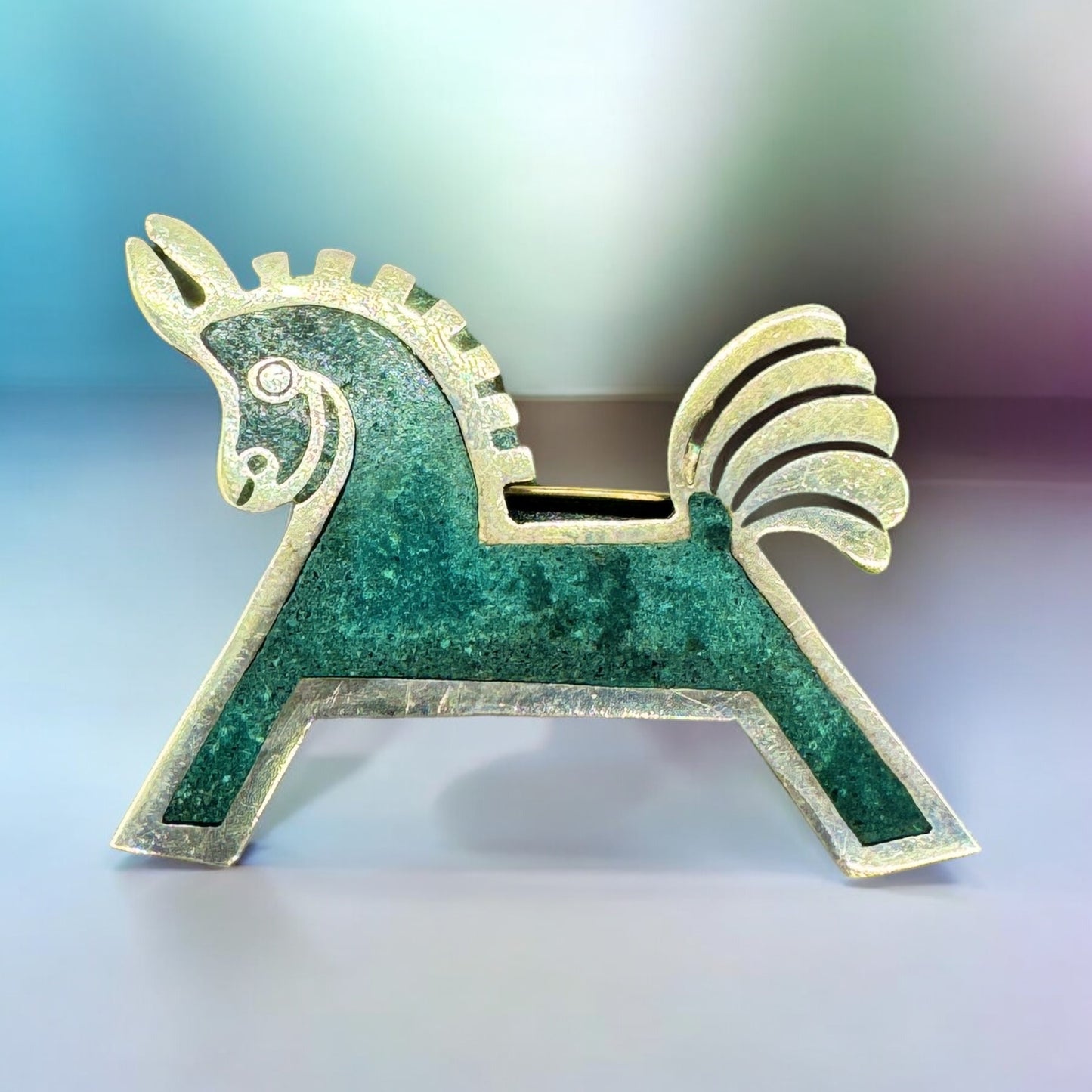Texico Mexico Horse Brooch