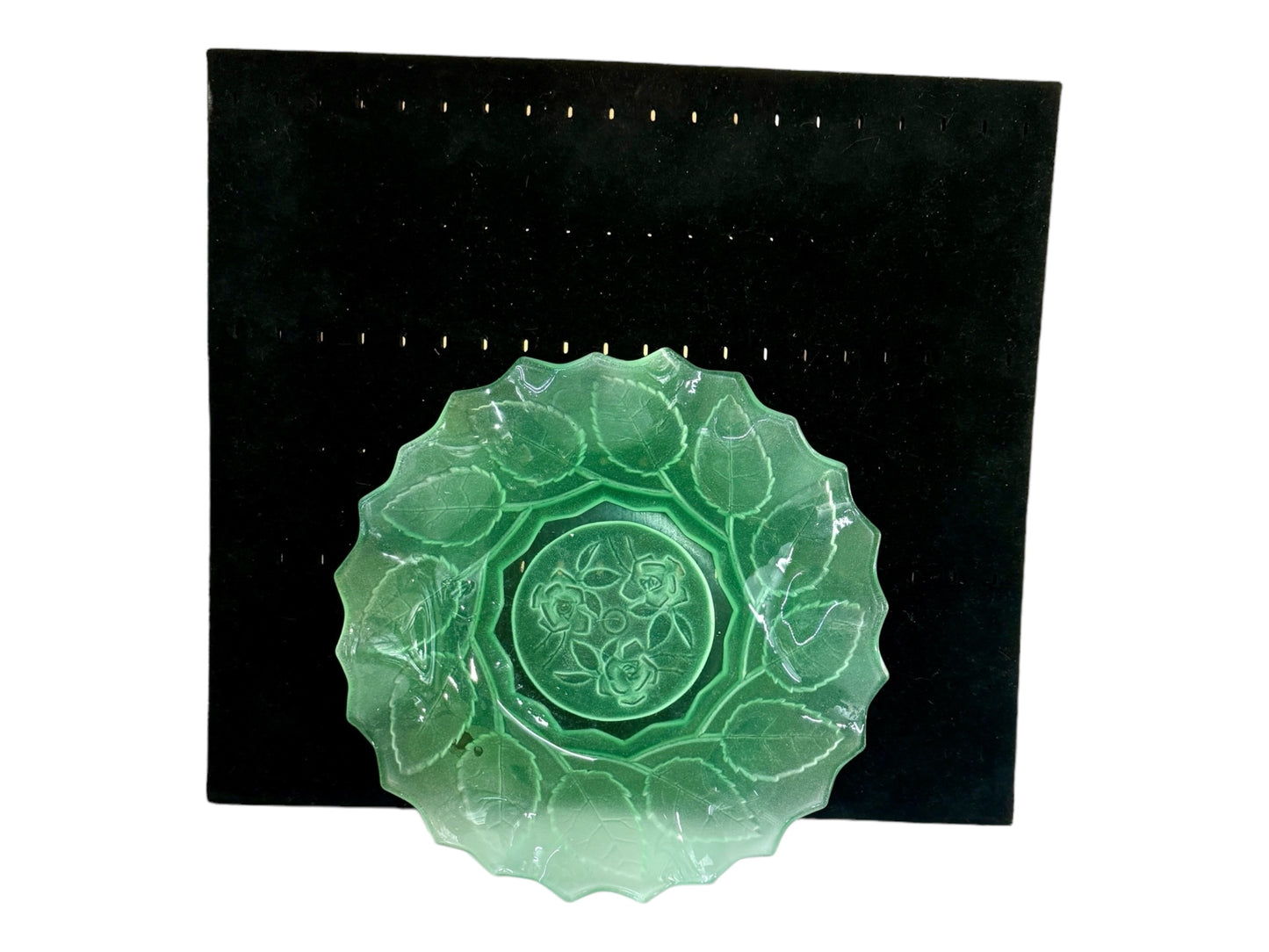 Uranium Glass Round bowl