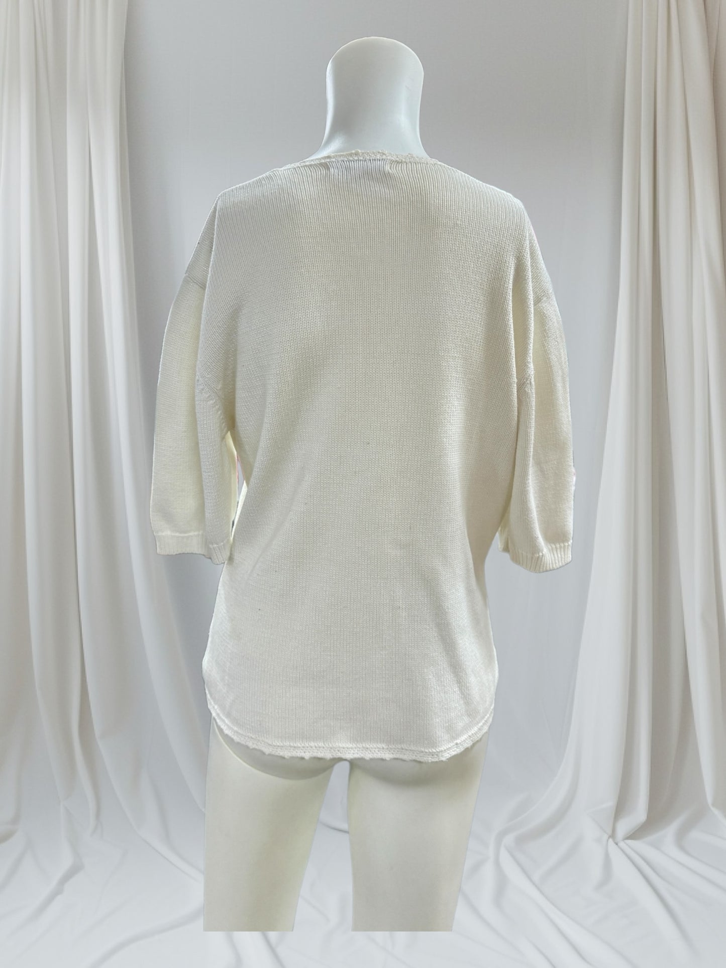 1970s Cotton Embroidery Cardigan