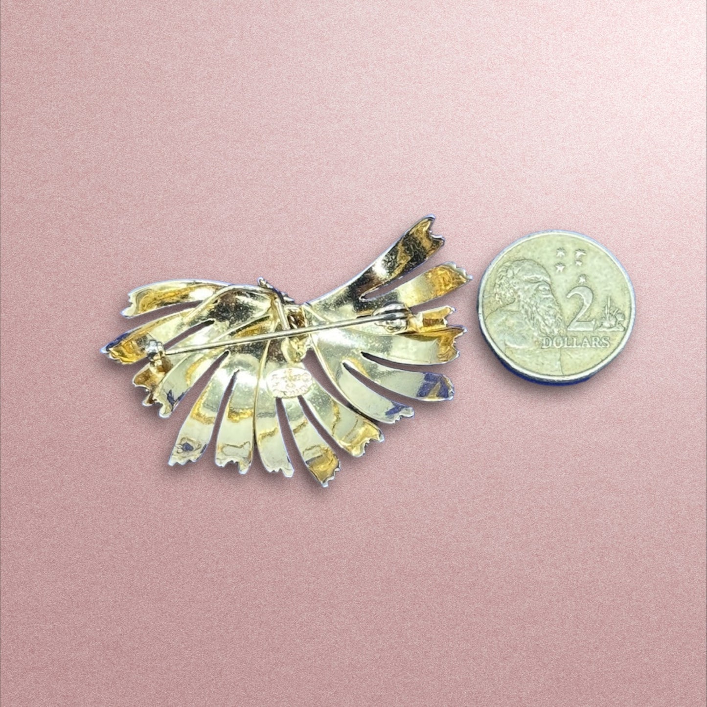 Gold Tone Brooch