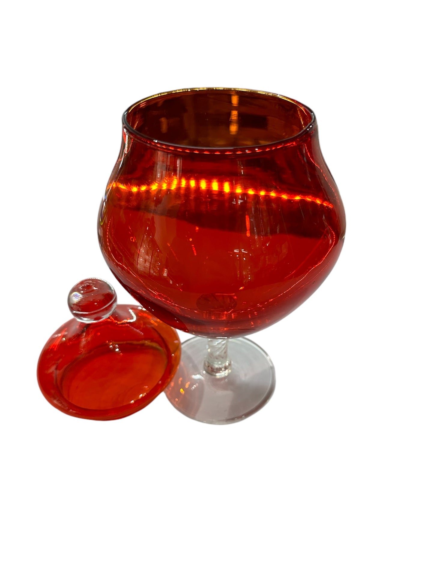 Ruby Empoli Apothecary Lidded Jar