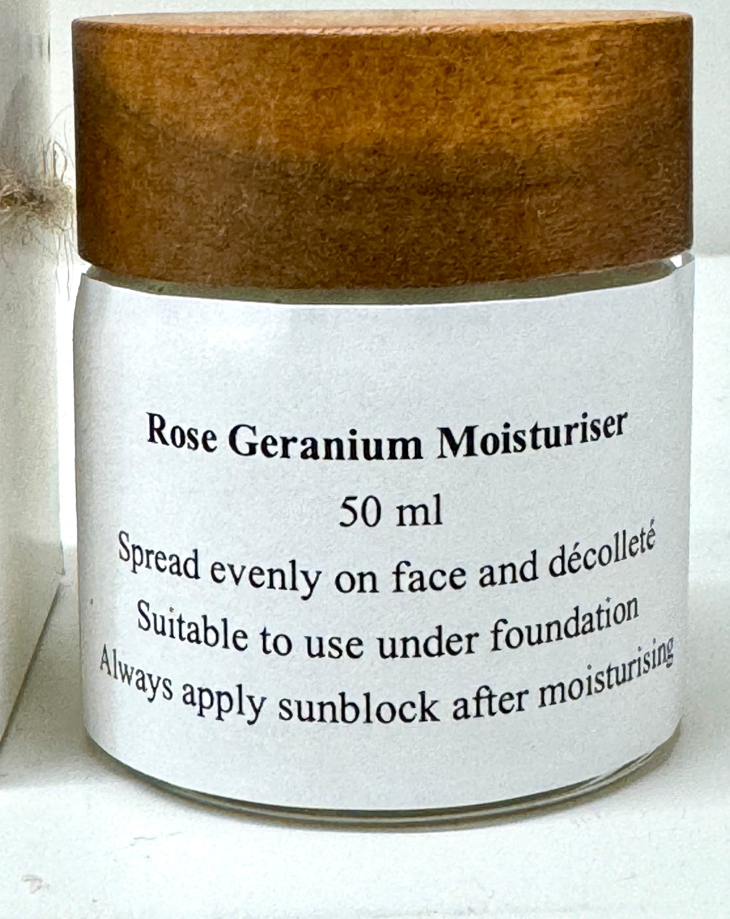 Luxurious Rose Geranium Face Moisturiser