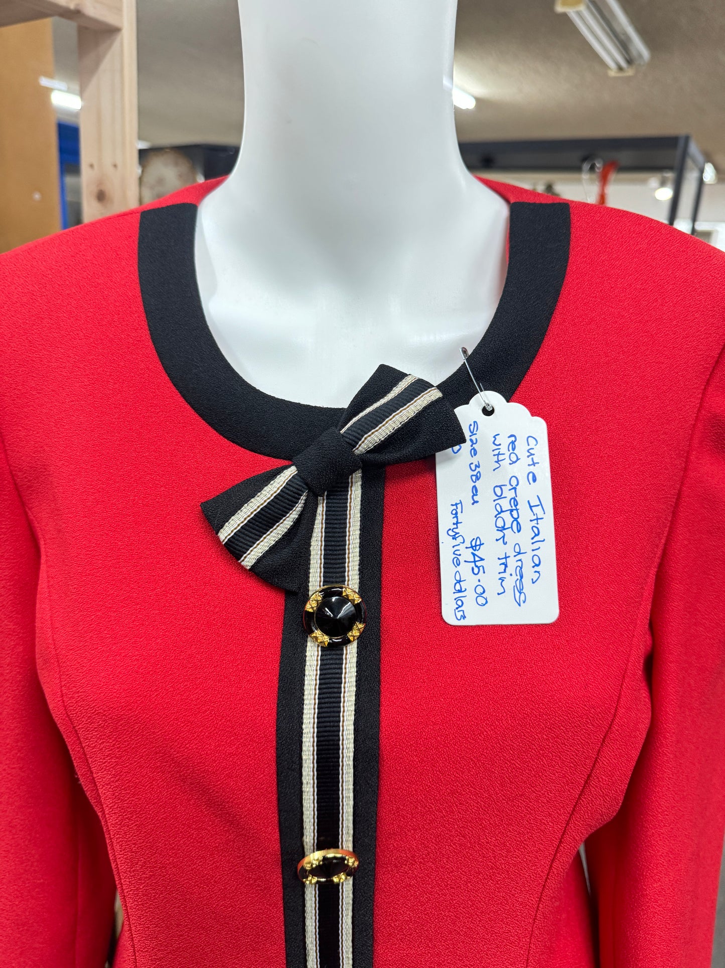 Cute Italian Crepe Dress