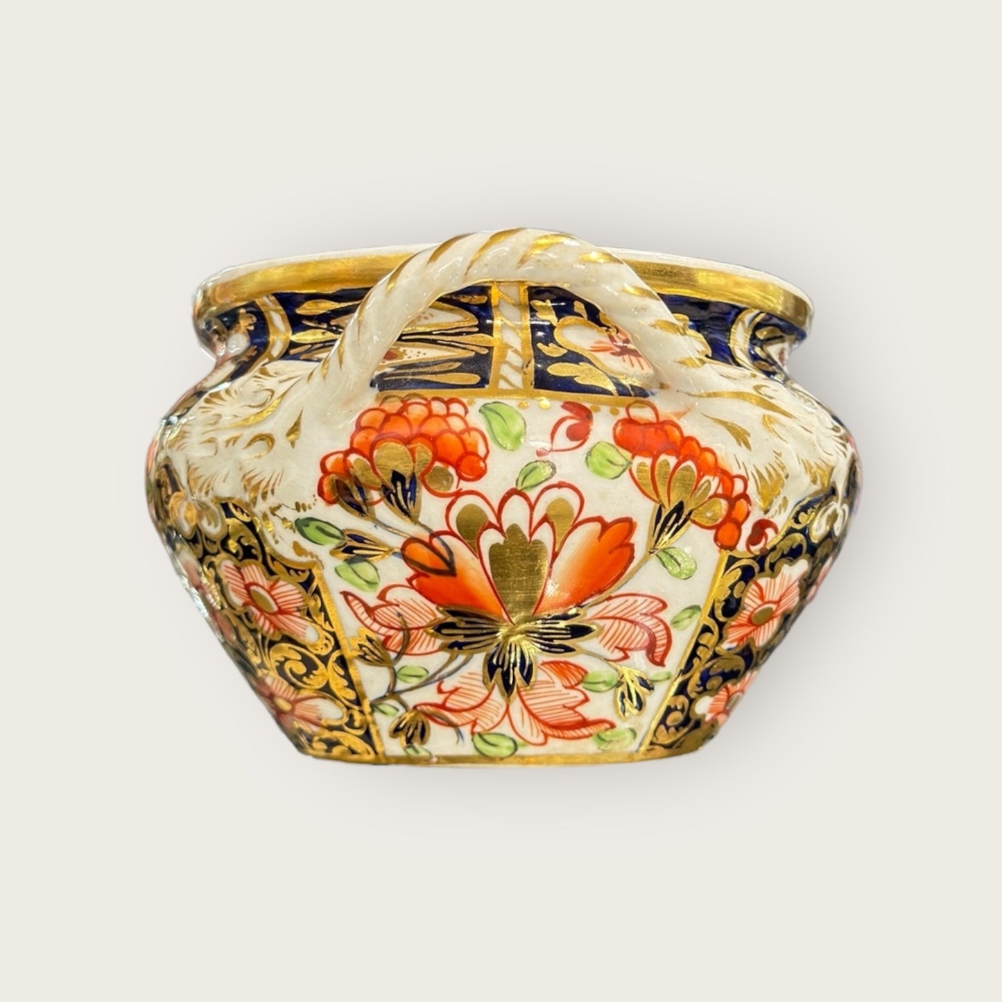 Nottingham Road Derby c1790-1825 Open Sugar Bowl, Stamped