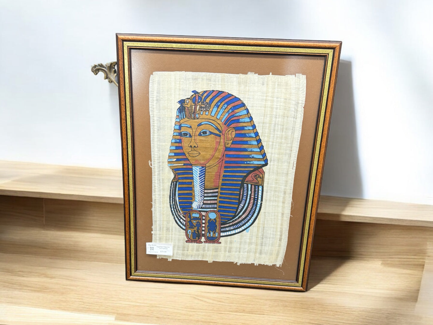 King Tut Papyrus Art Framed, 45cm*58cm
