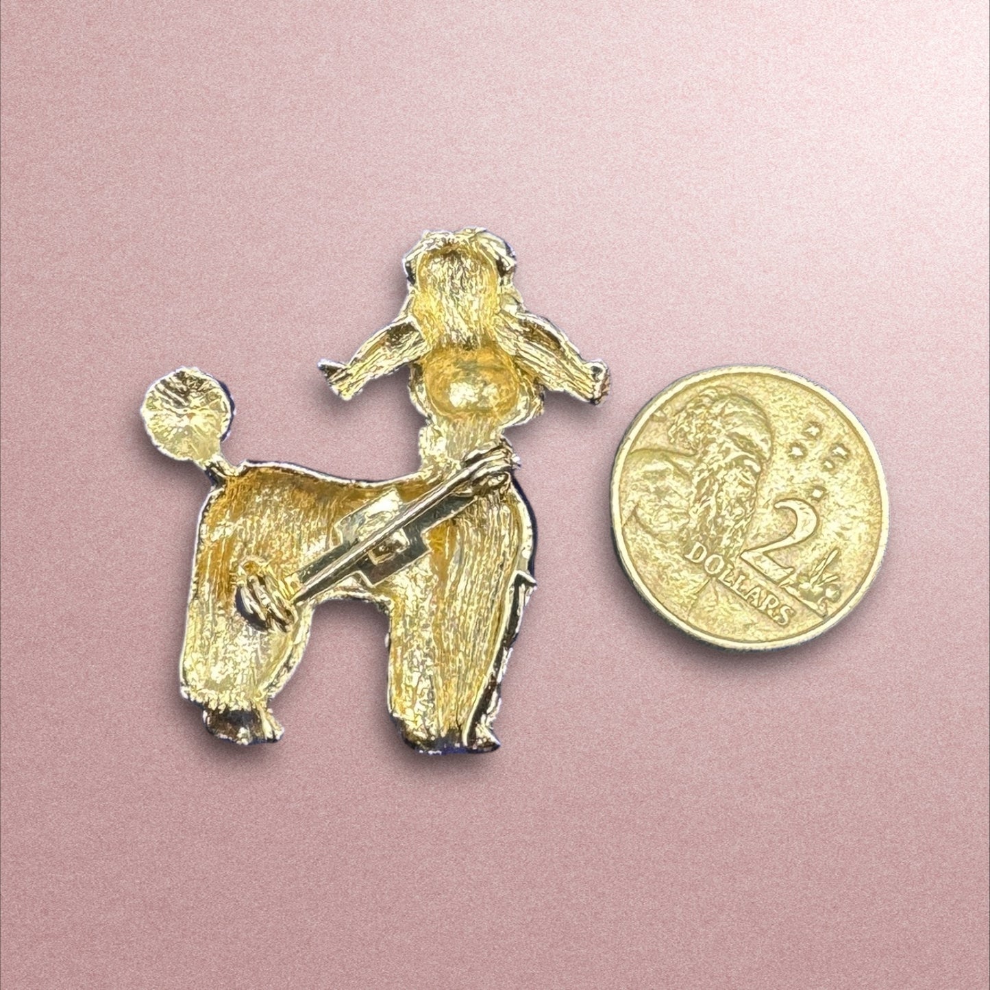 Vintage Poodle Brooch