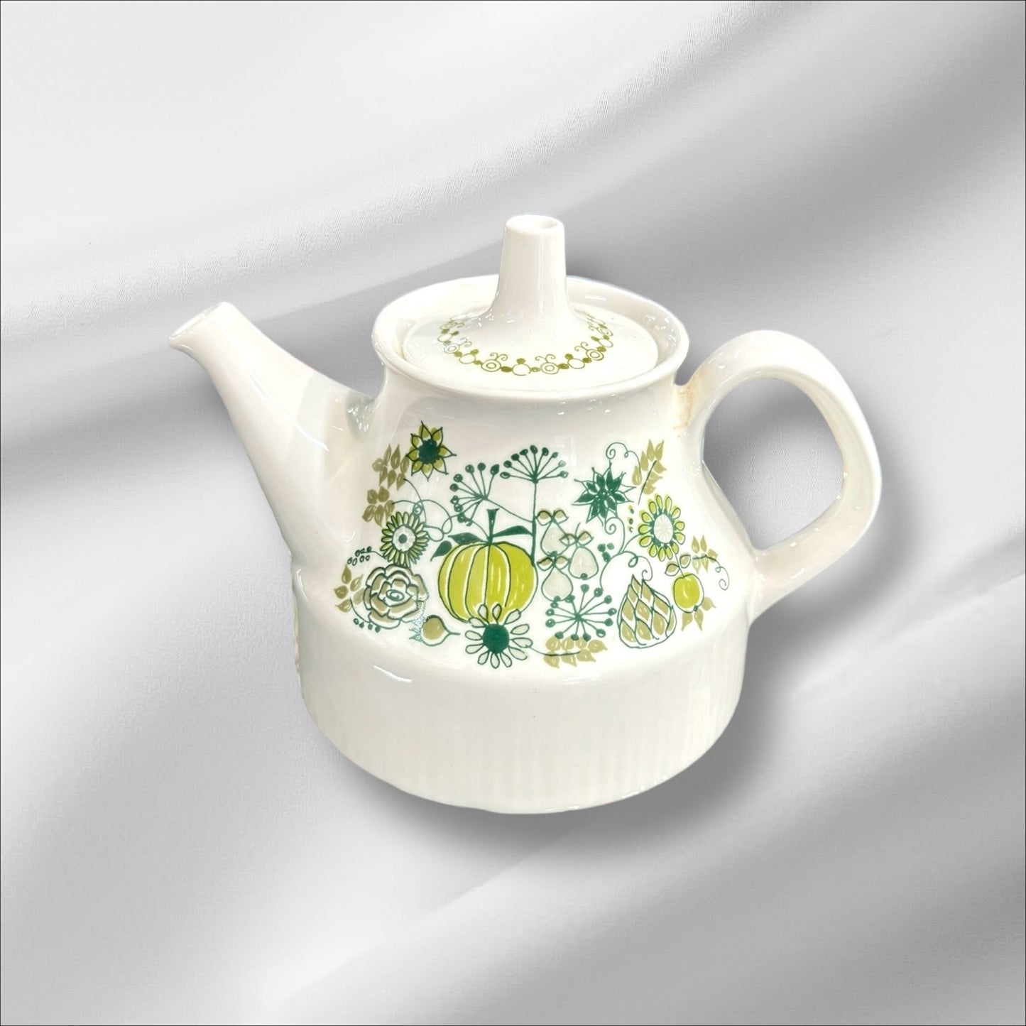 1960s Norwegian FIGGJO FLINT Market Teapot