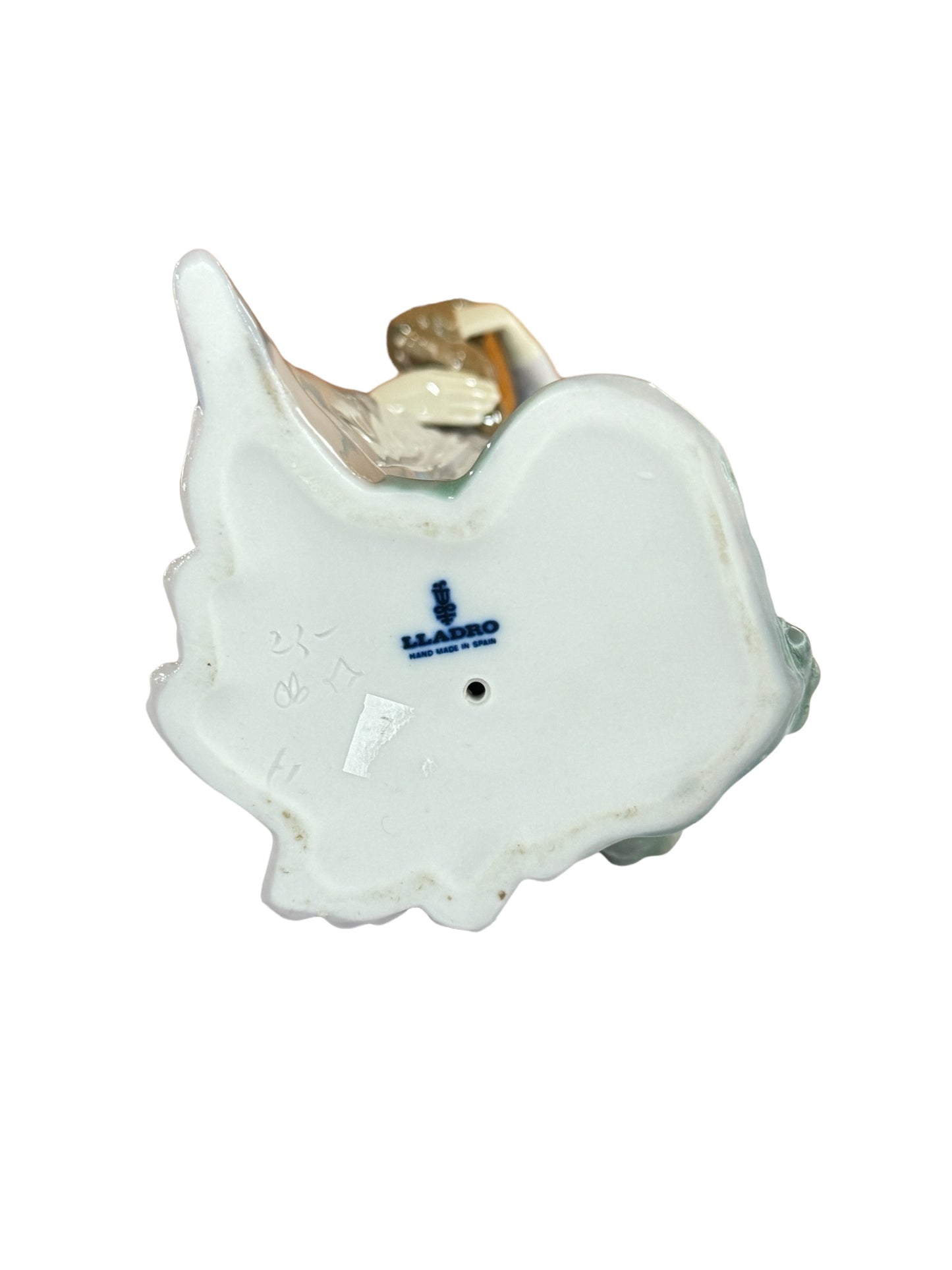 Retired LLadro Spain Figurine # 4994 My Little Pet Woman Holding Dog Glossy