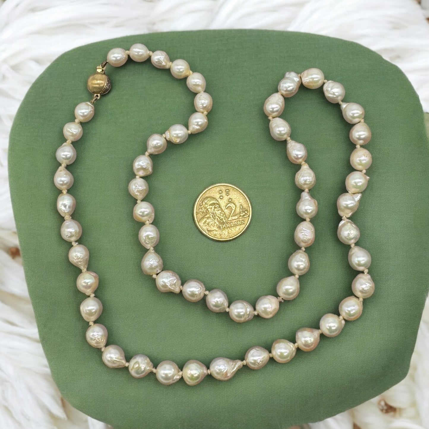 9ct Clasp Baroque Pearl