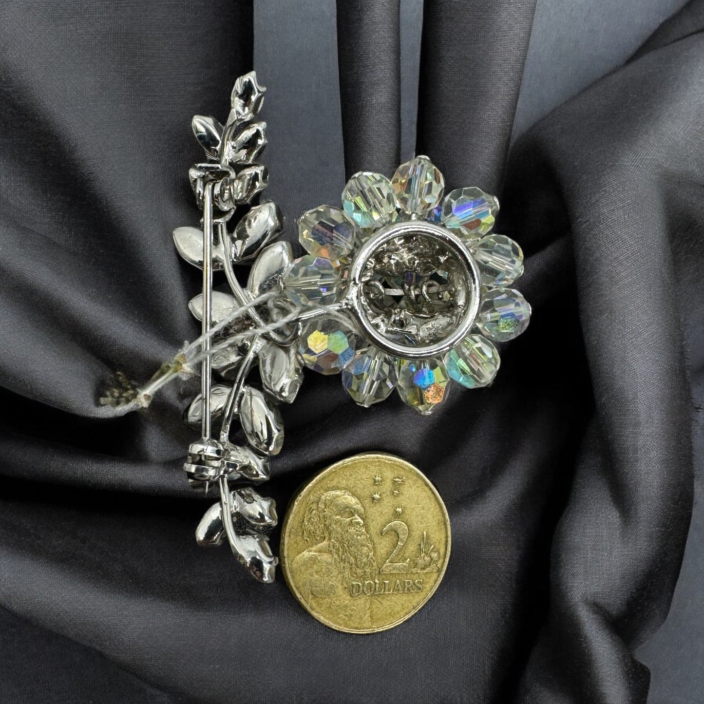 Aurora Rhinestone Crystal Brooch