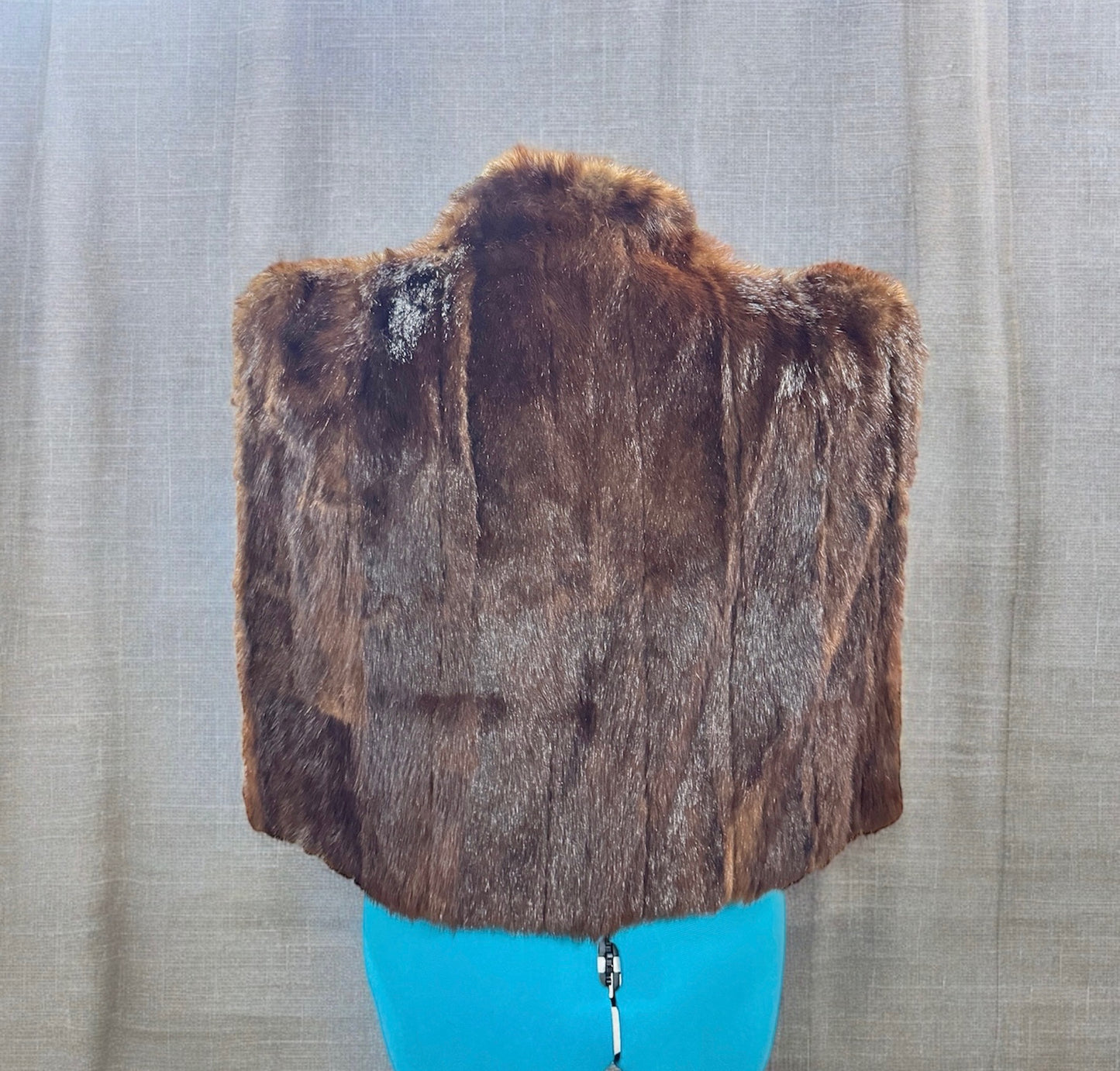 1940's Brown Fur Cape