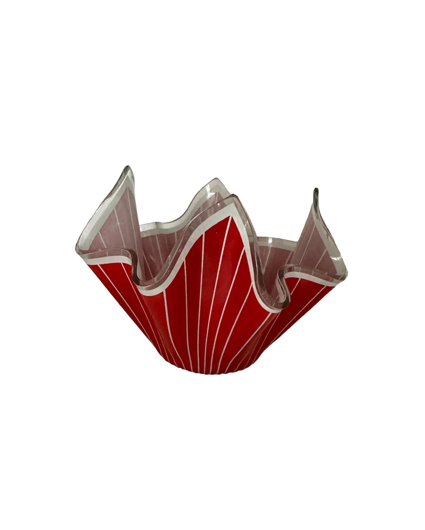 Glass Handkerchief Vase