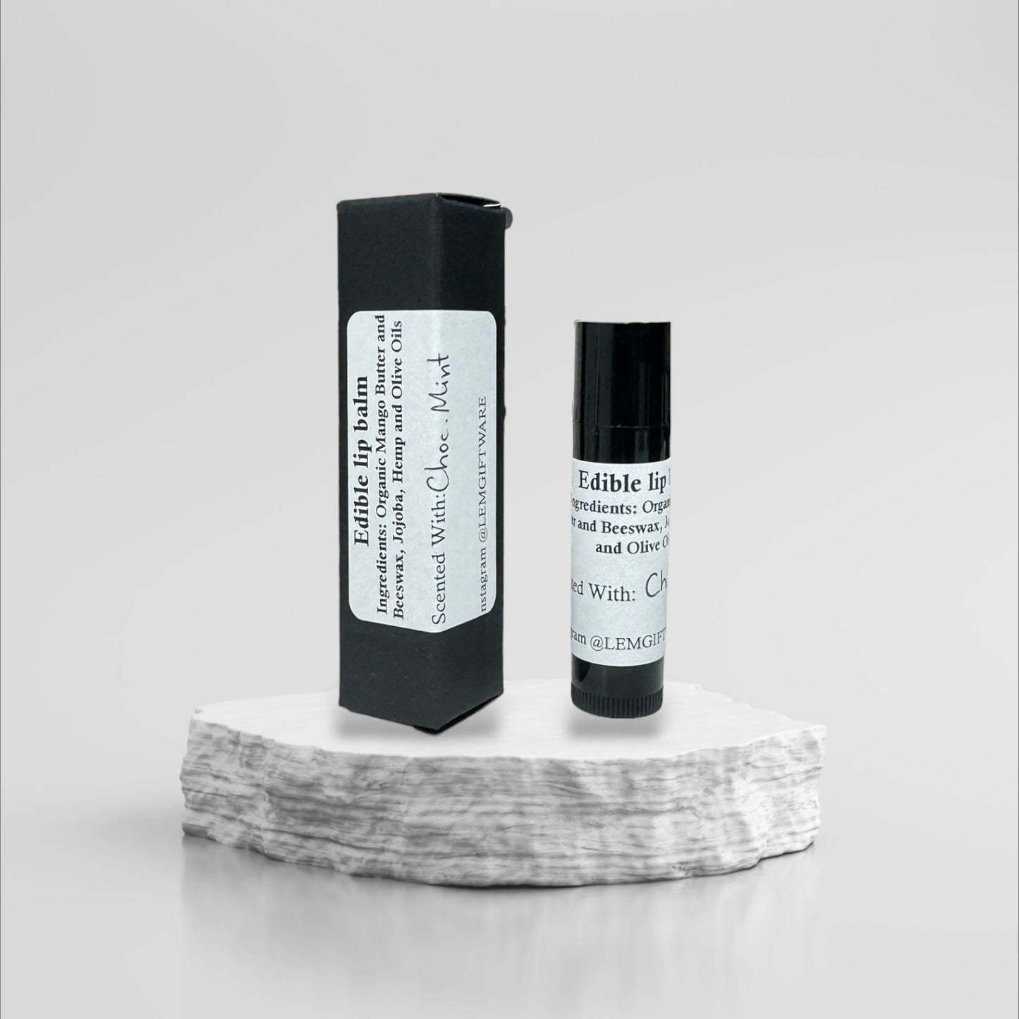 Edible Lip Balm Choc Mint