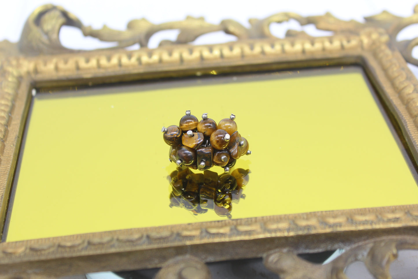Tiger Eye Grape Ring
