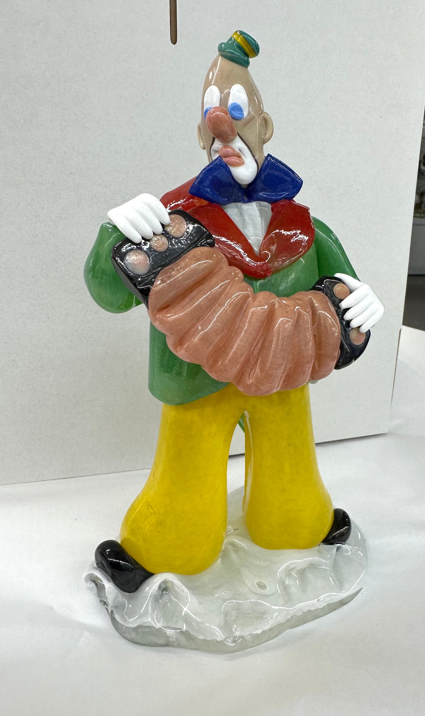 Czech Accordion Playing Clown