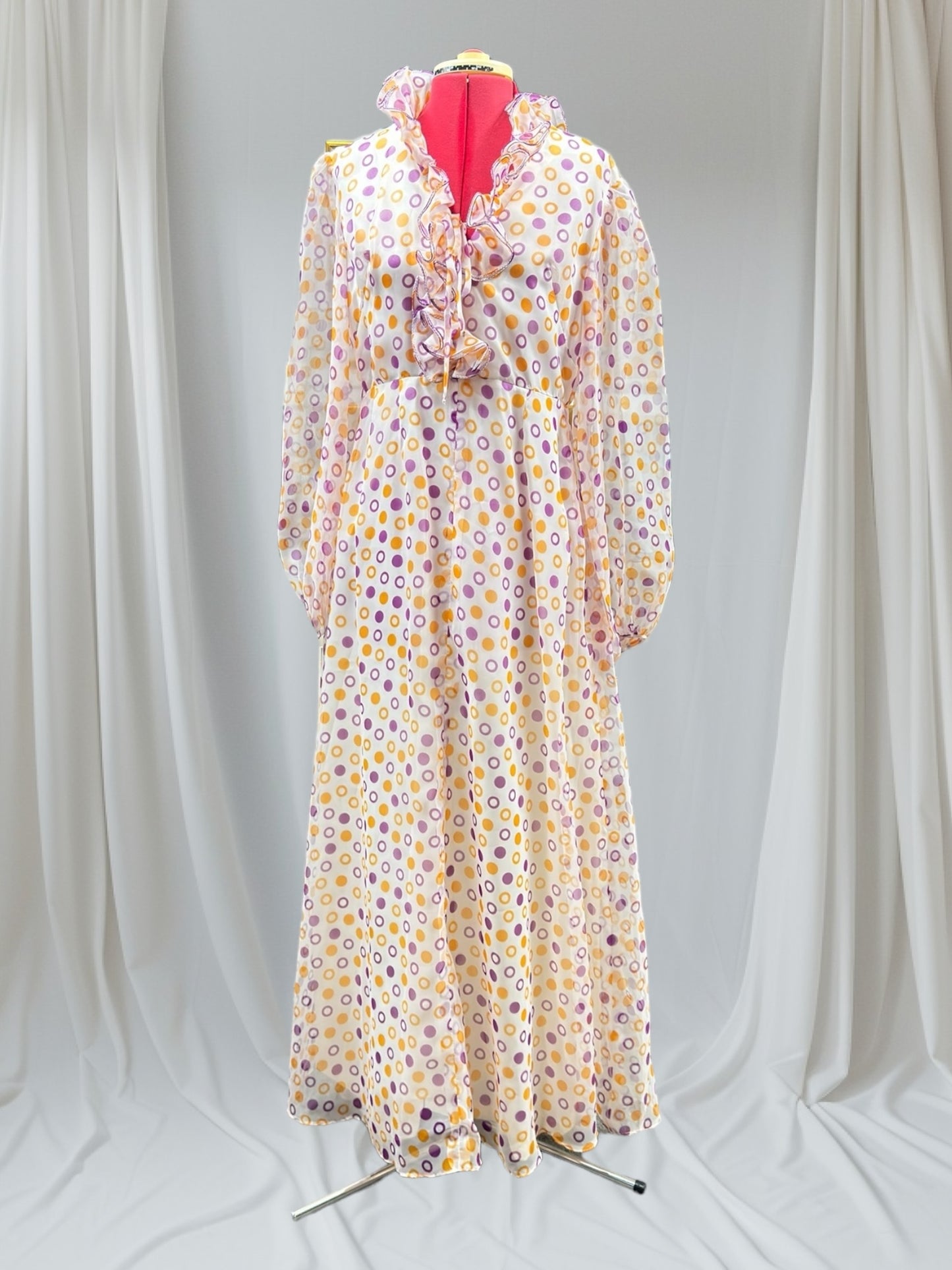 Habe late 1970s Hostess Dress , Medium