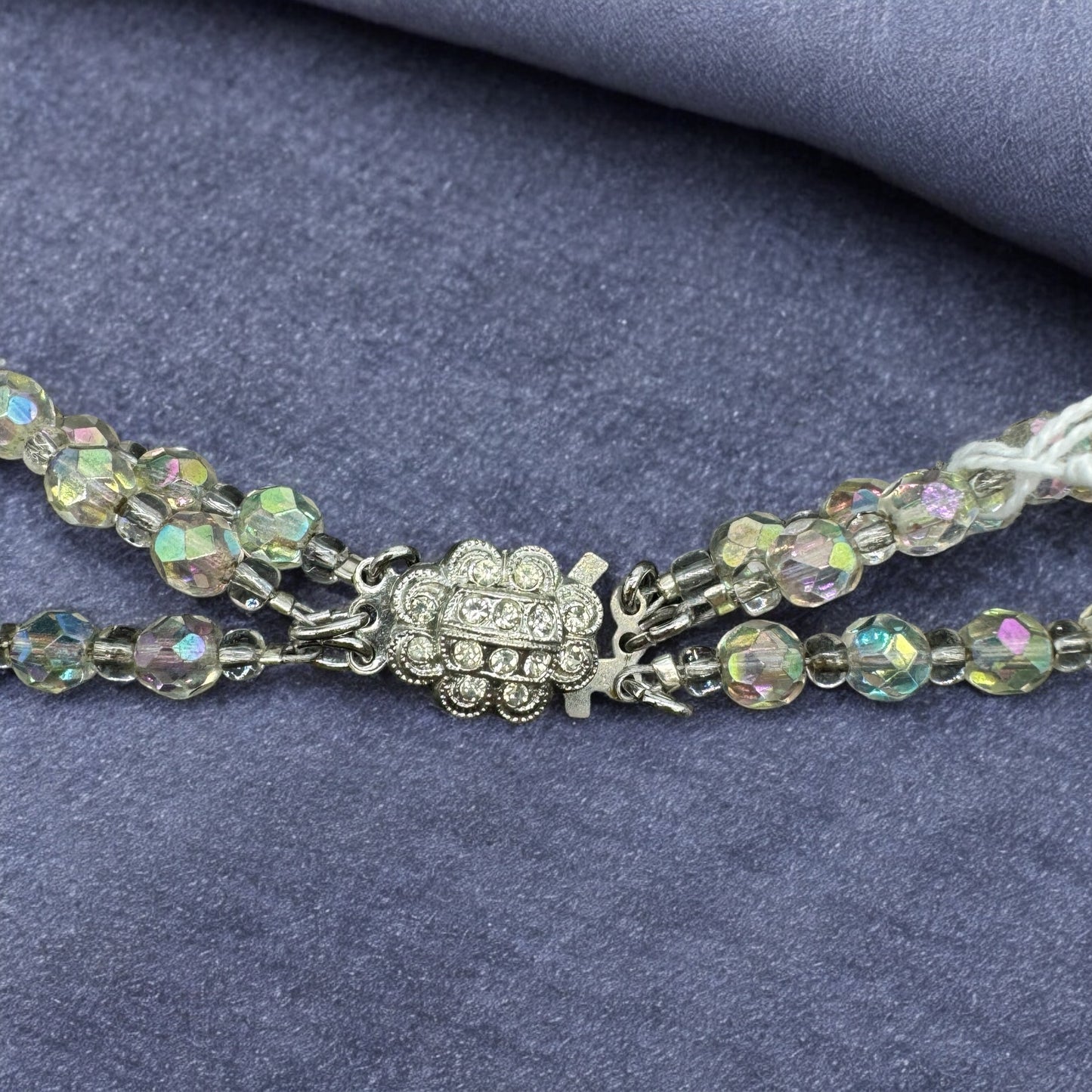Vintage Crystal 3 Strands