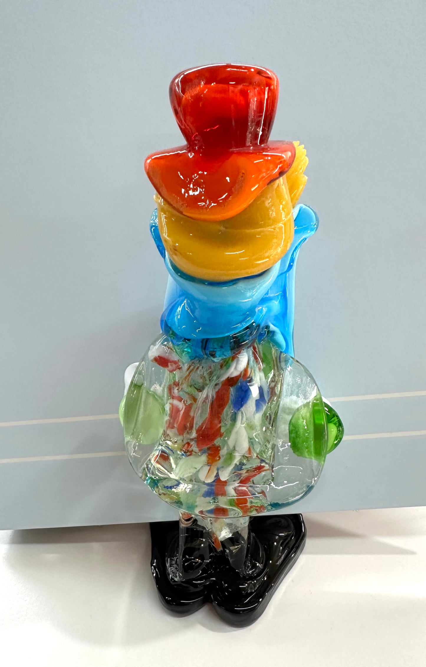 Murano Blue Collar Clown