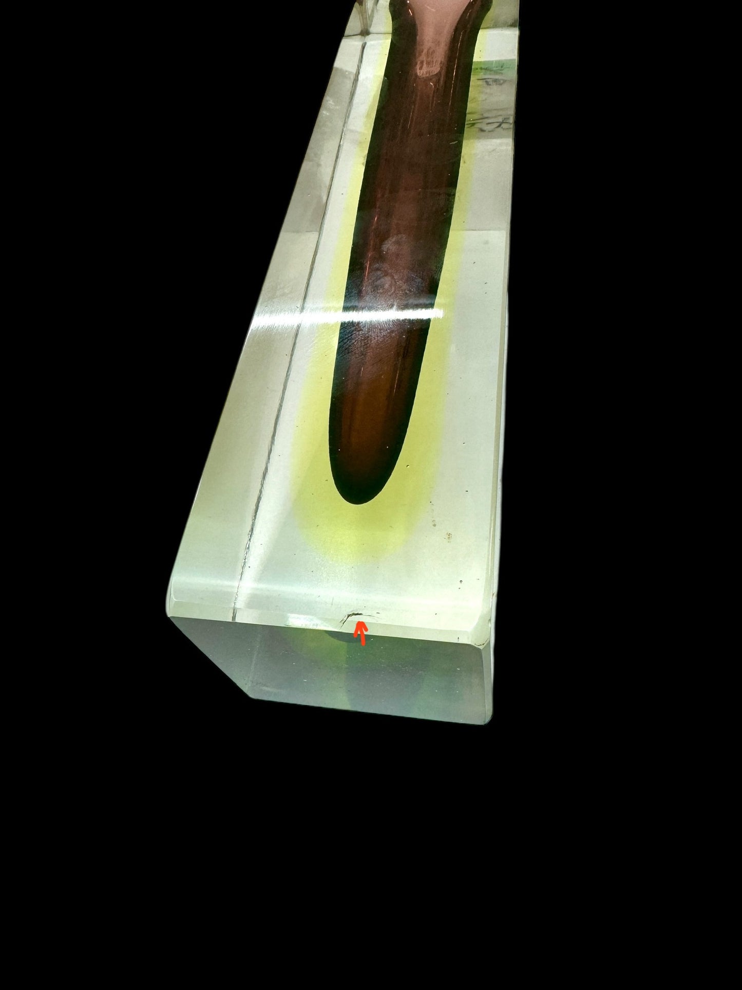 26cm Murano uranium Glass Sommerso Vase,uranium vase,murano vase,made in Italy