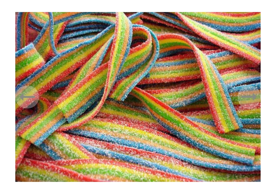 Sour Rainbow Straps 120g