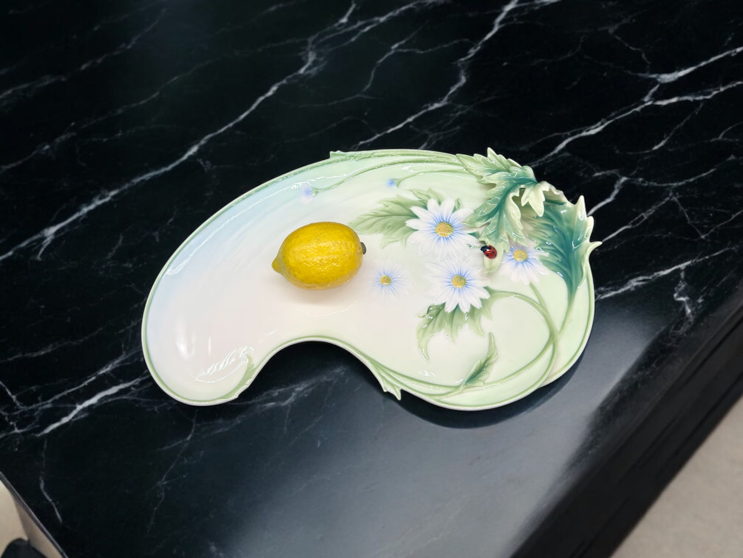 38cm Franz Collection Ladybug Platter,home decor,sculpture plate