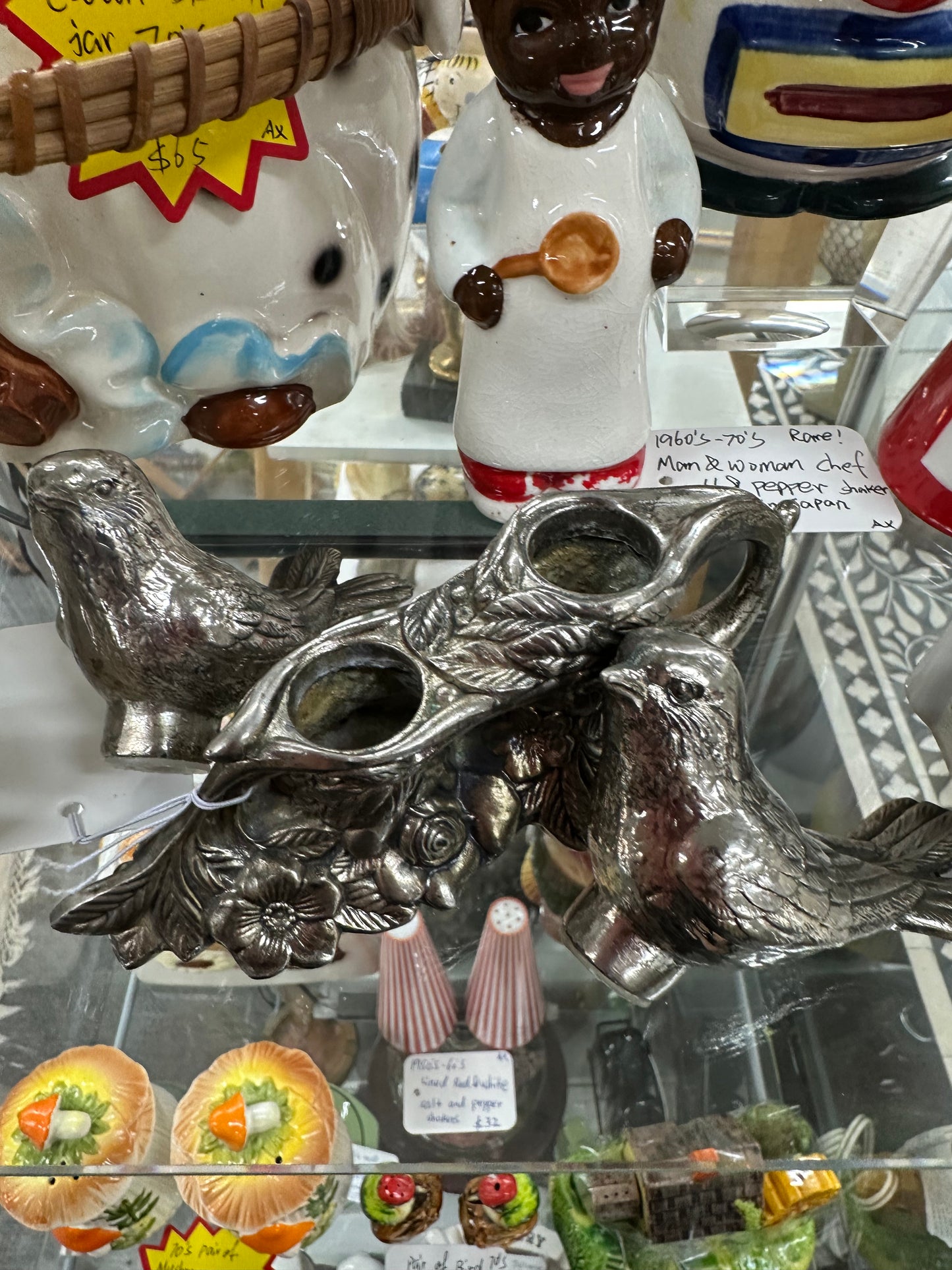 1950- 1960s Silverplated Salt and Pepper Shaker