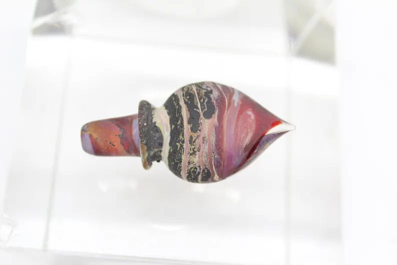 Richard Clements Art Glass Perfume Bottle/Matte Finish