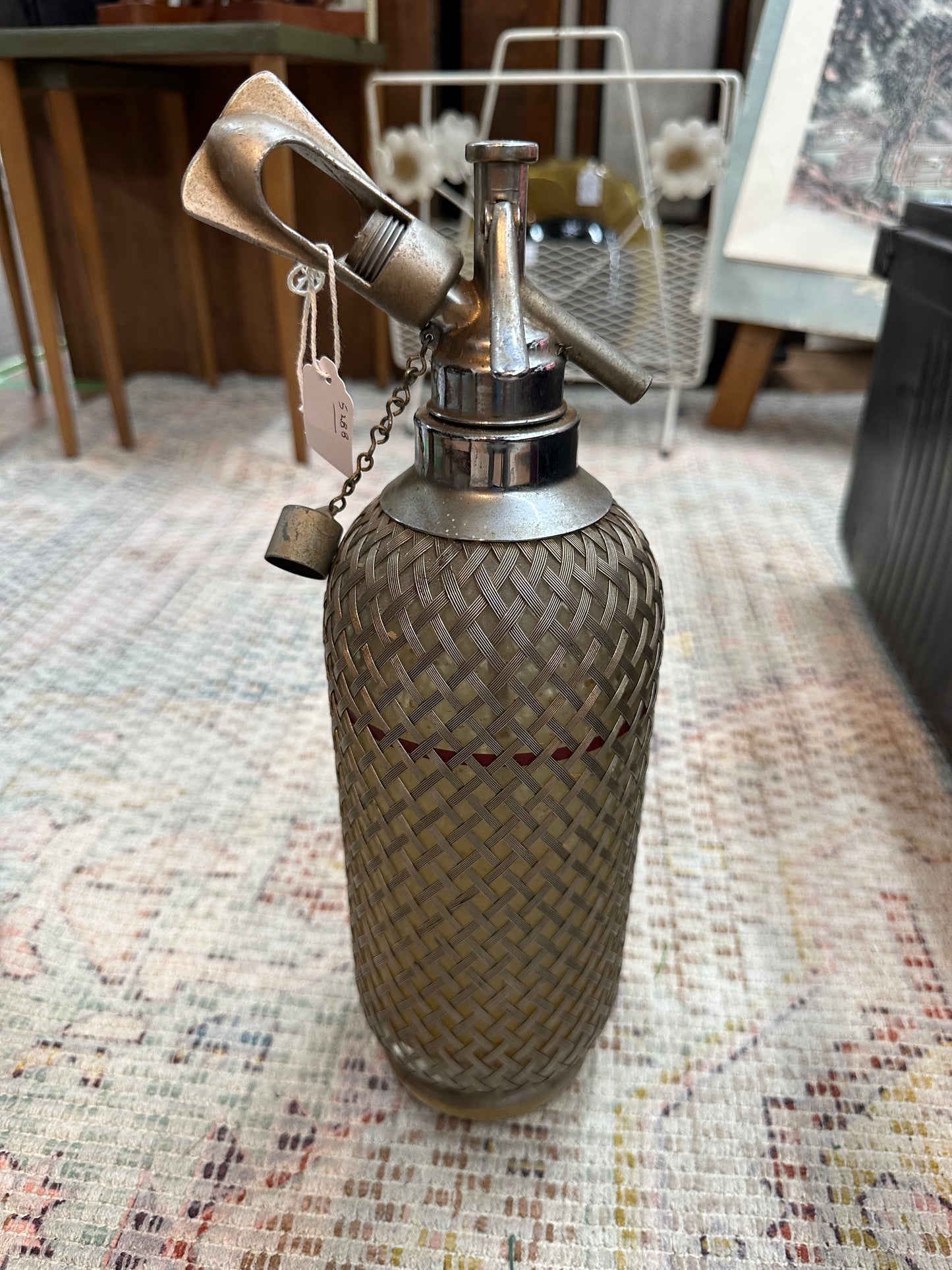 Mesh Covered soda syphon