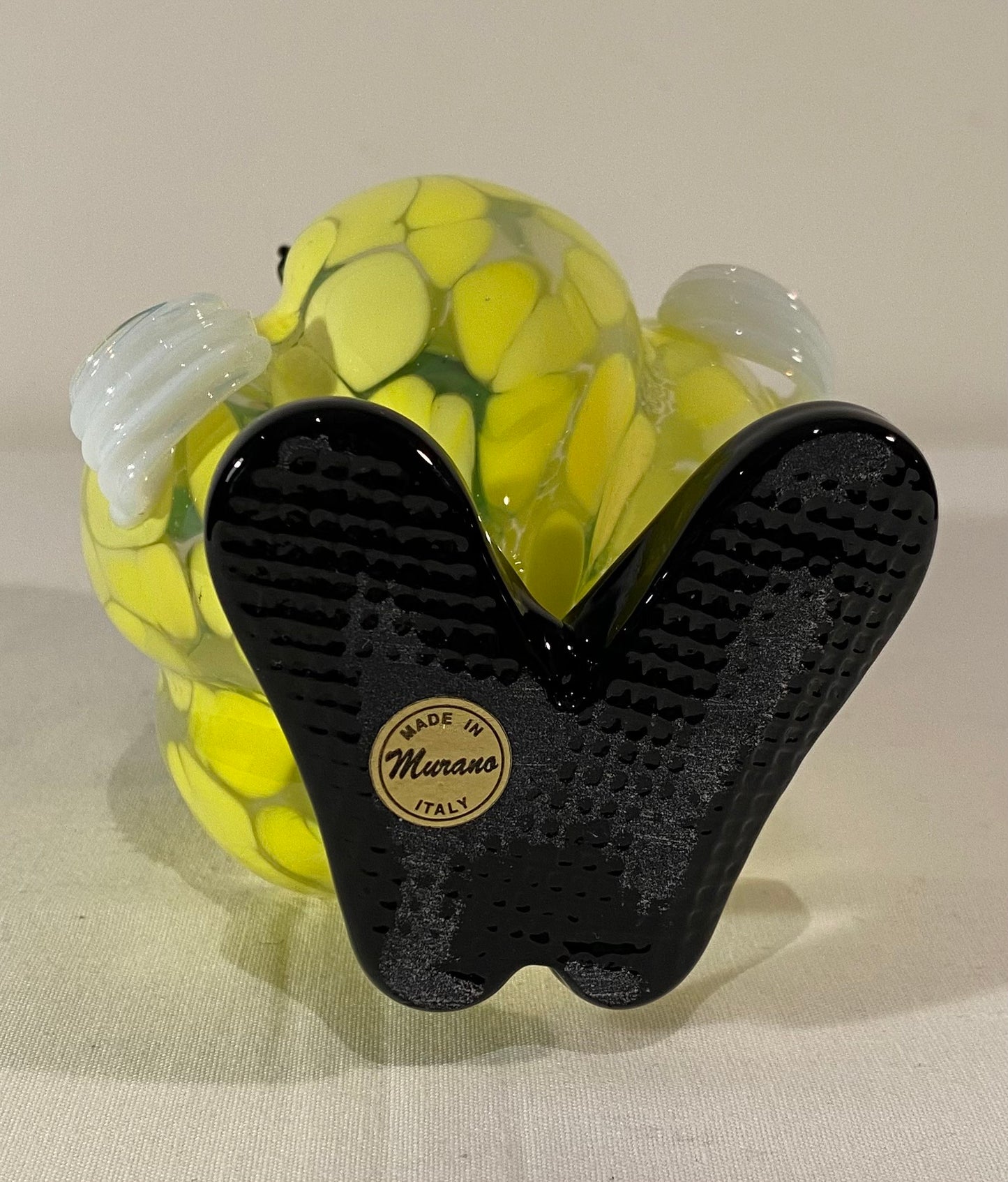 Murano Rotund Yellow Clown
