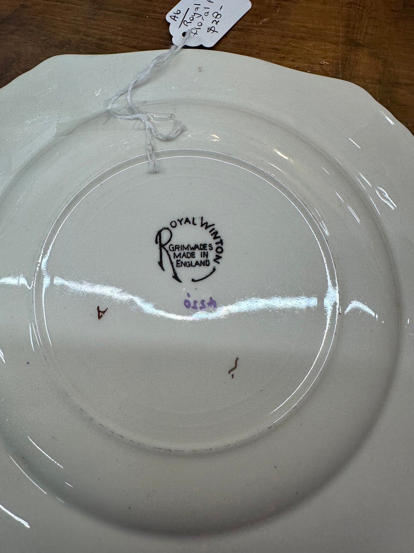 Royal Winton Floral Plate