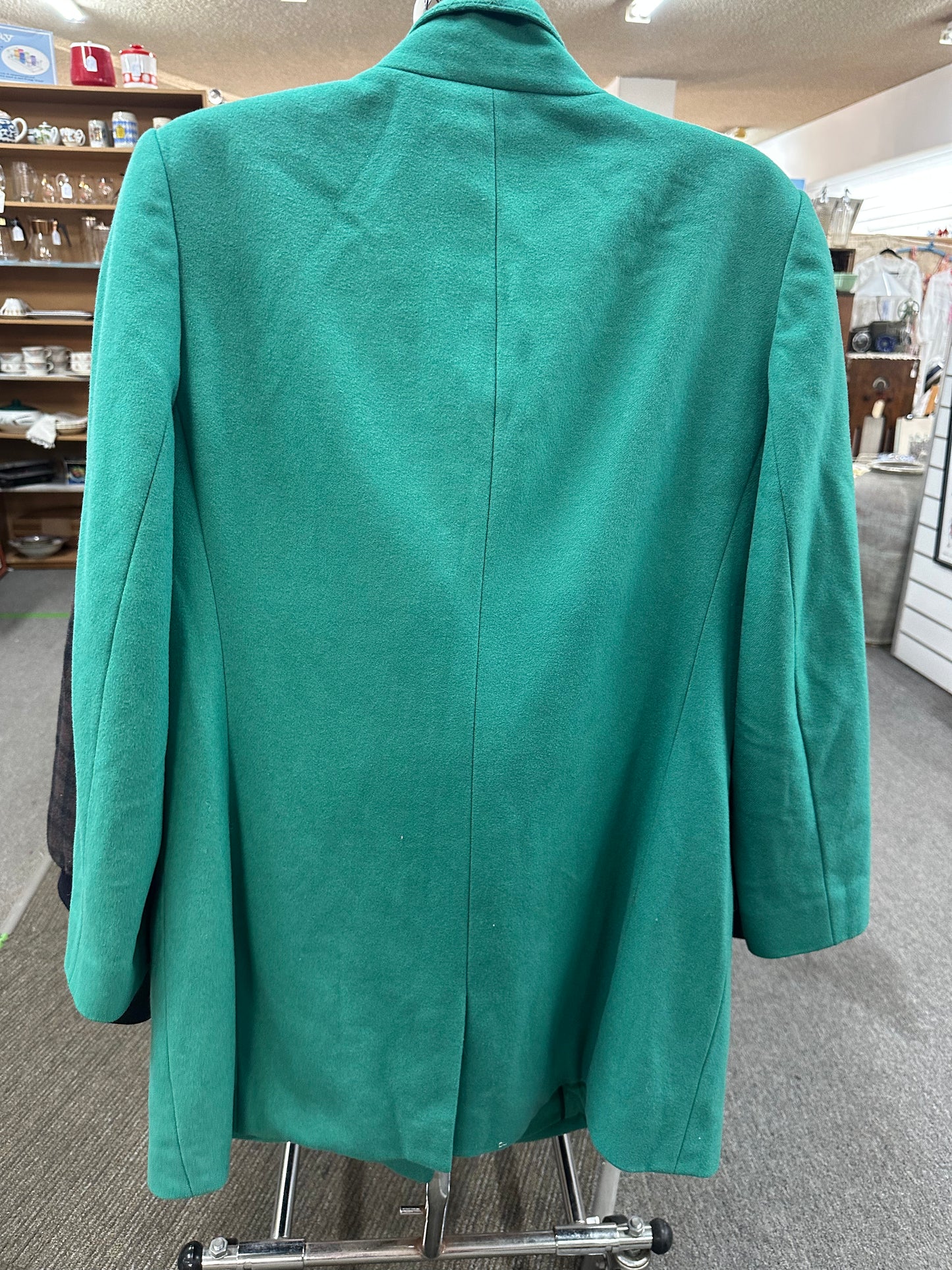 David Lawrence Green Wool Jacket, Size 14