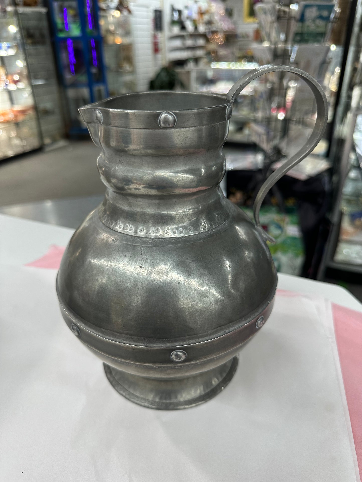 Viking style Pewter Jug