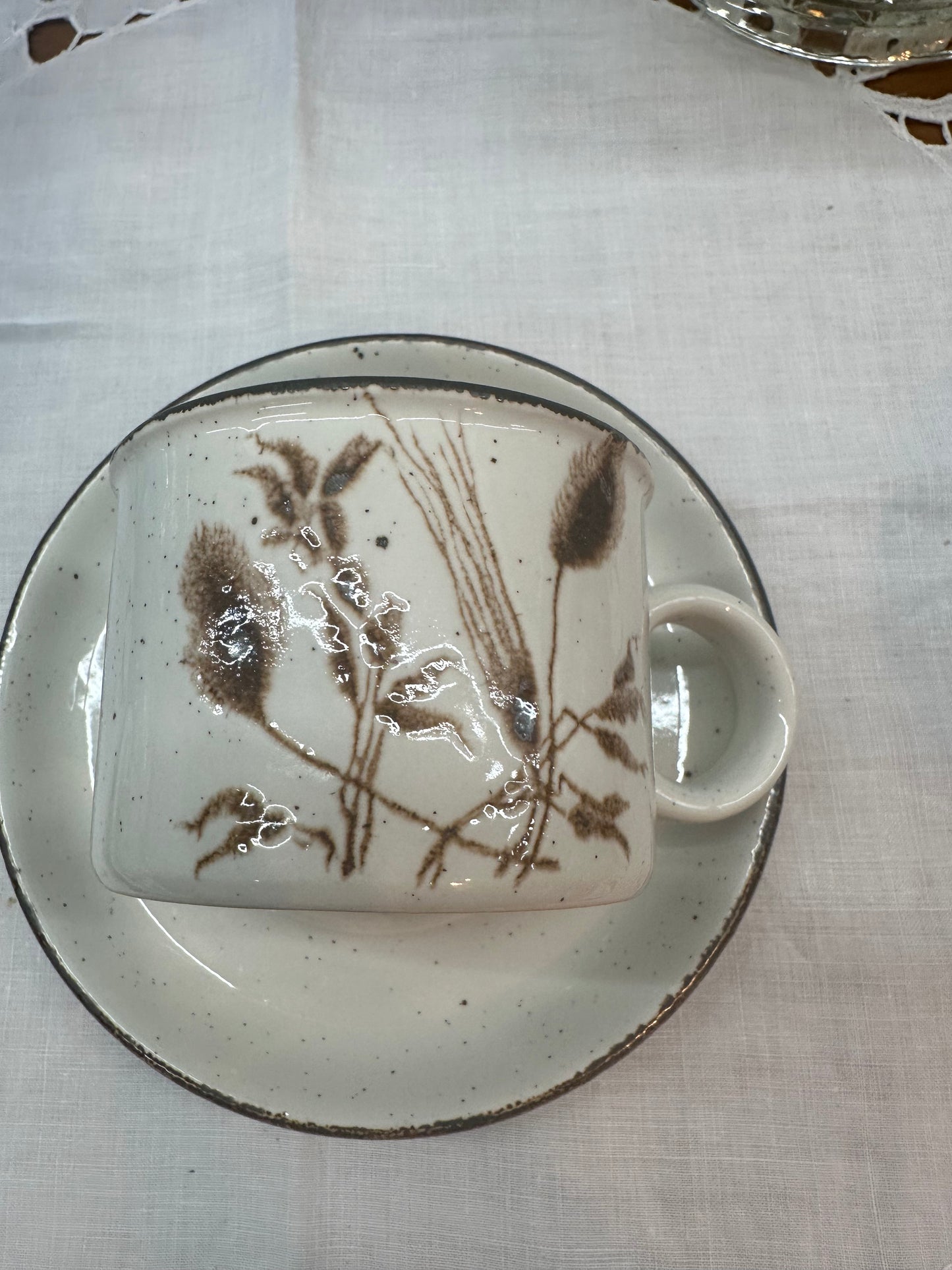 Set of 6 Midwinter Wedgwood Oats Cup and Sauce