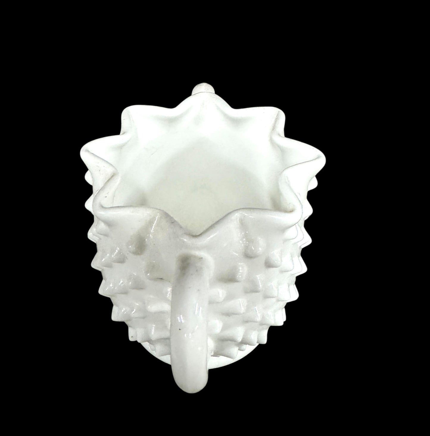 vintage Fenton milk glass sugar bowl,kitchen