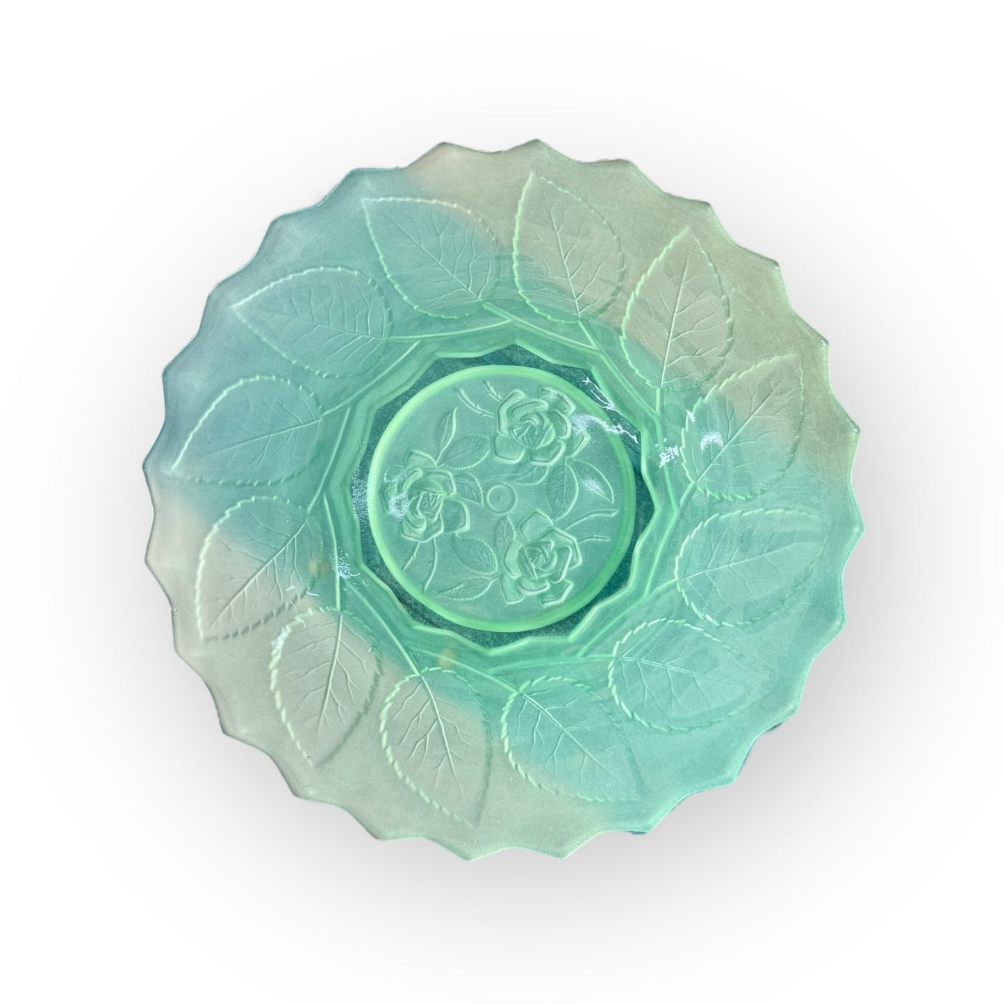 Vintage Bagley uranium plate 26cm