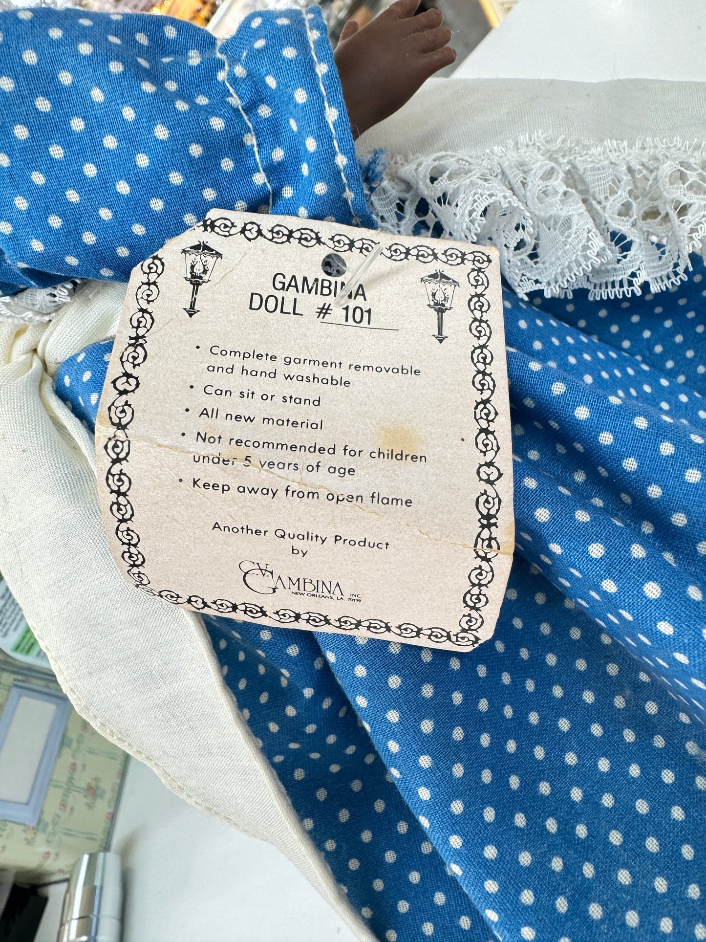 Cambina doll,blue doll,vintage doll,