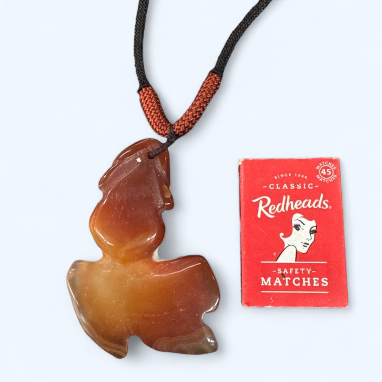 Gold fish Agate stone pendant with chain,gold fish.orange, agate pendant