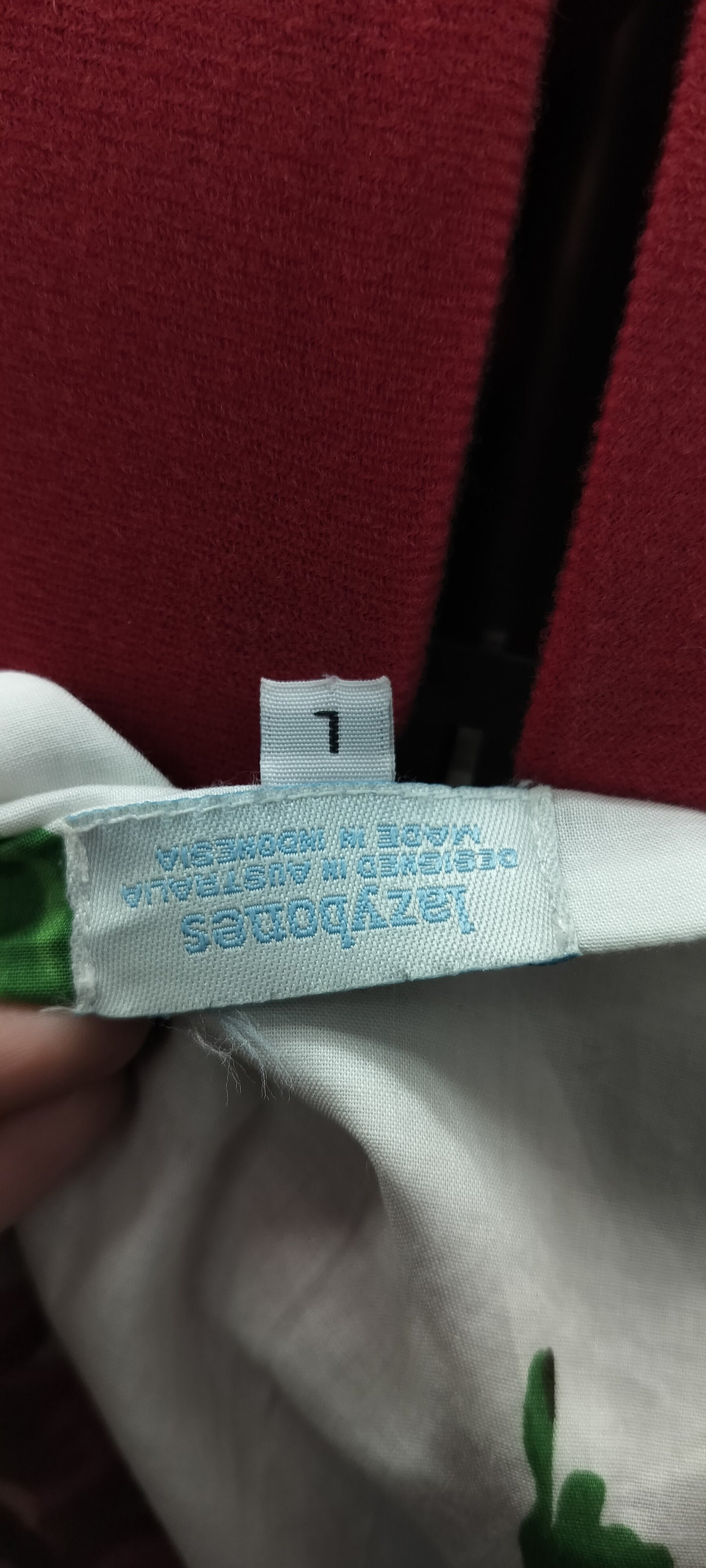 Lazy Bones crisp cotton dress. 1950's vintage style. Size- L.