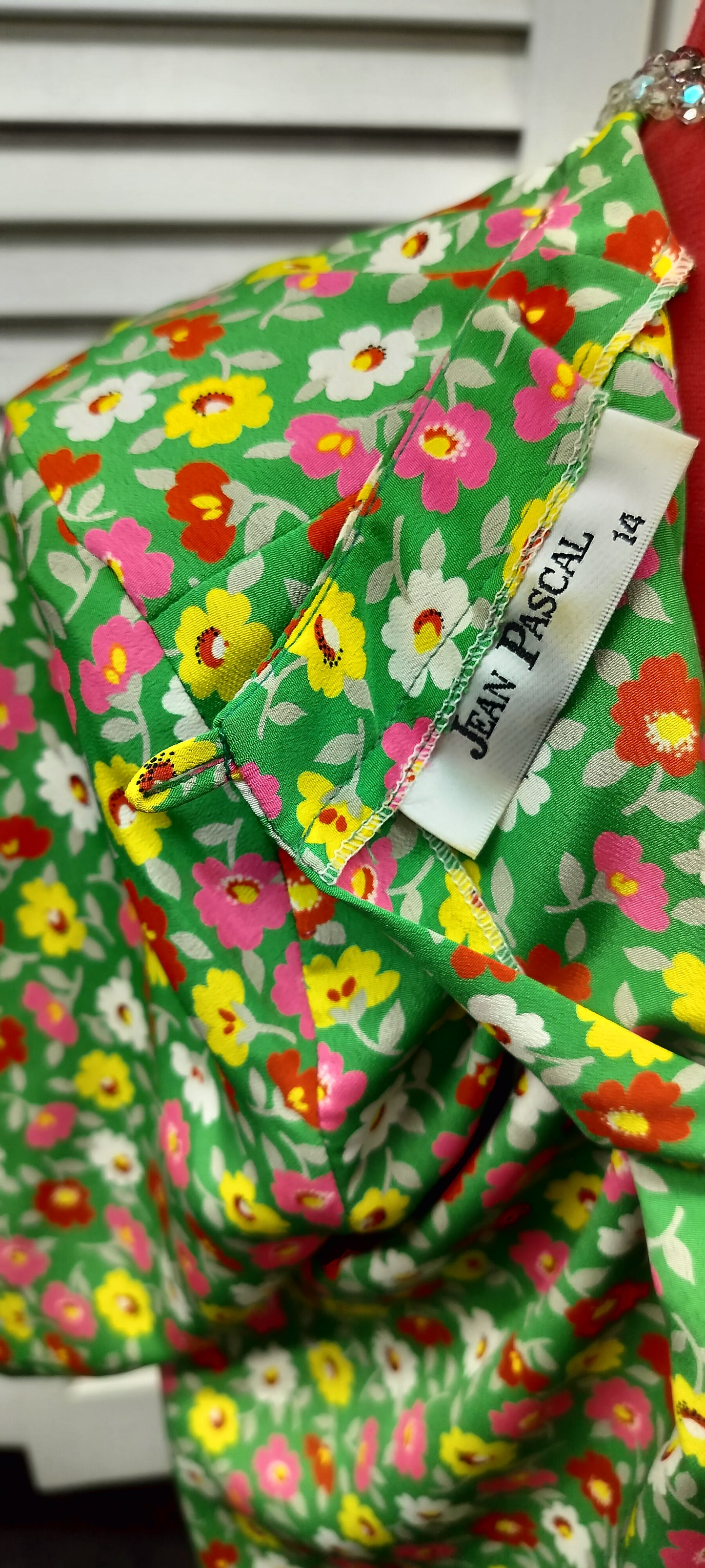 Jean Pascal shirt & skirt, vintage 1980's style. Size-14