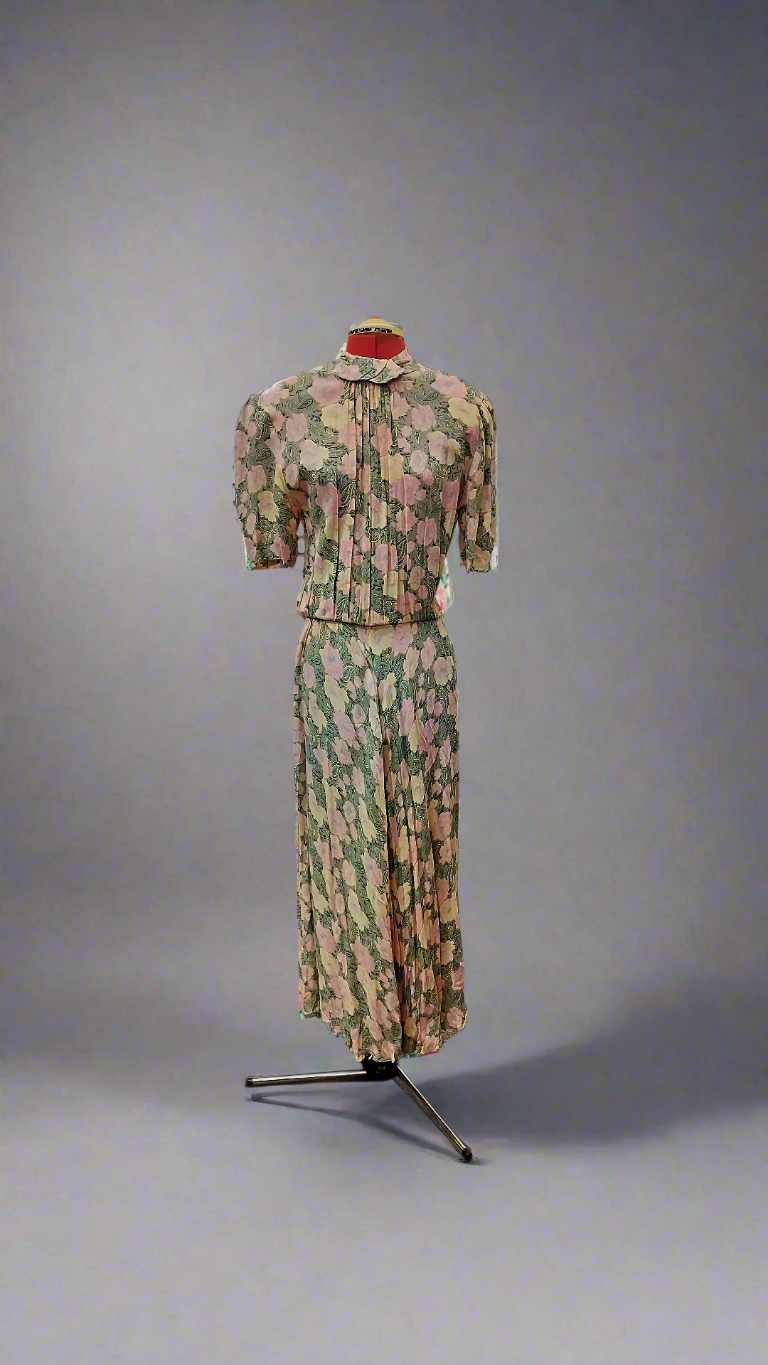 Pretty 80's style does 40's dress.Size- 10