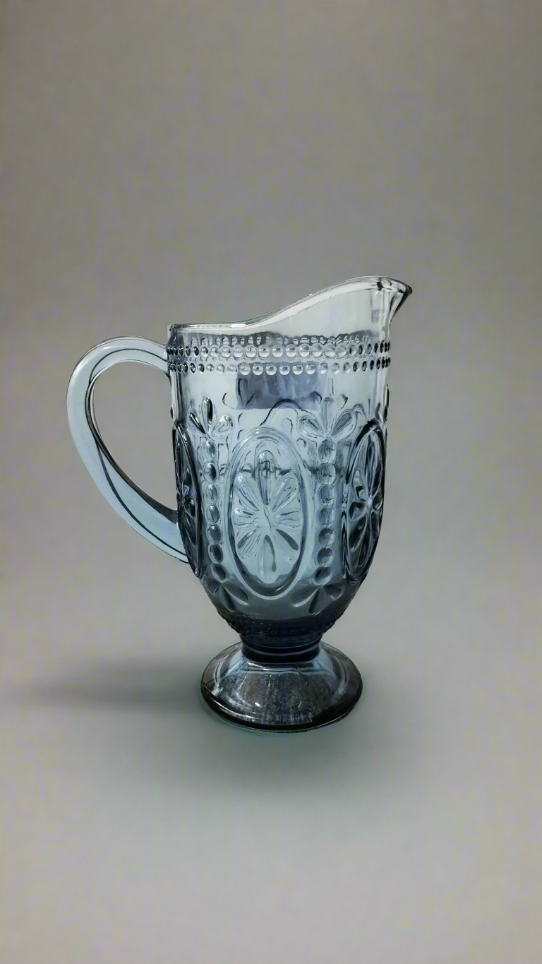 Blue Glass Jar.