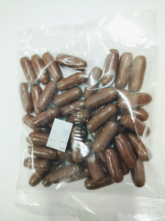Milk Choc Licorice Bullets, 150g