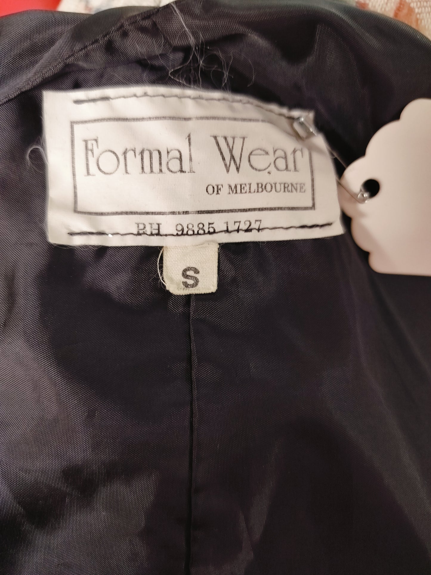 Silver shiny formal tuxedo vest. Size- Small.